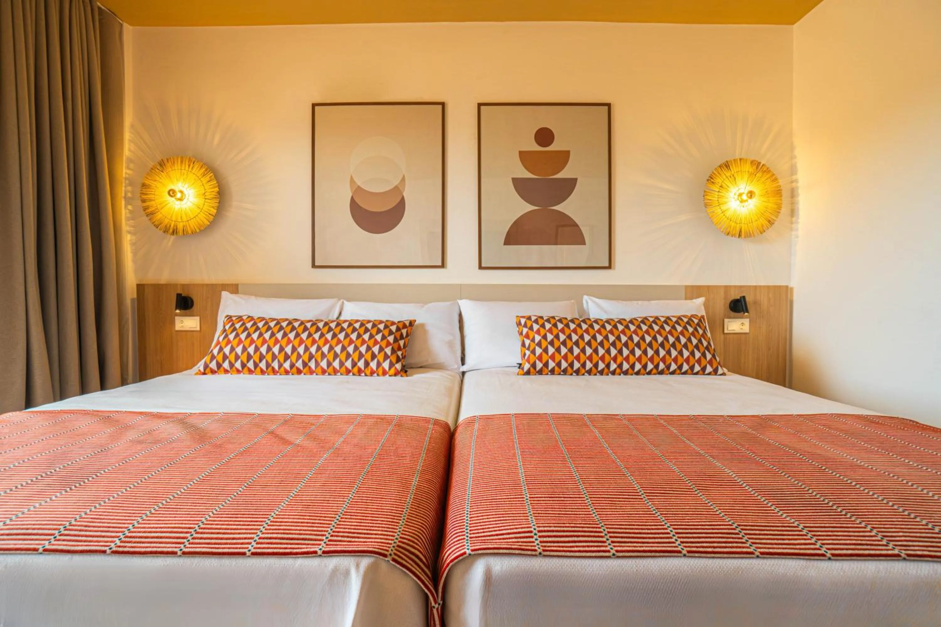 Bed in Ohtels La Hacienda