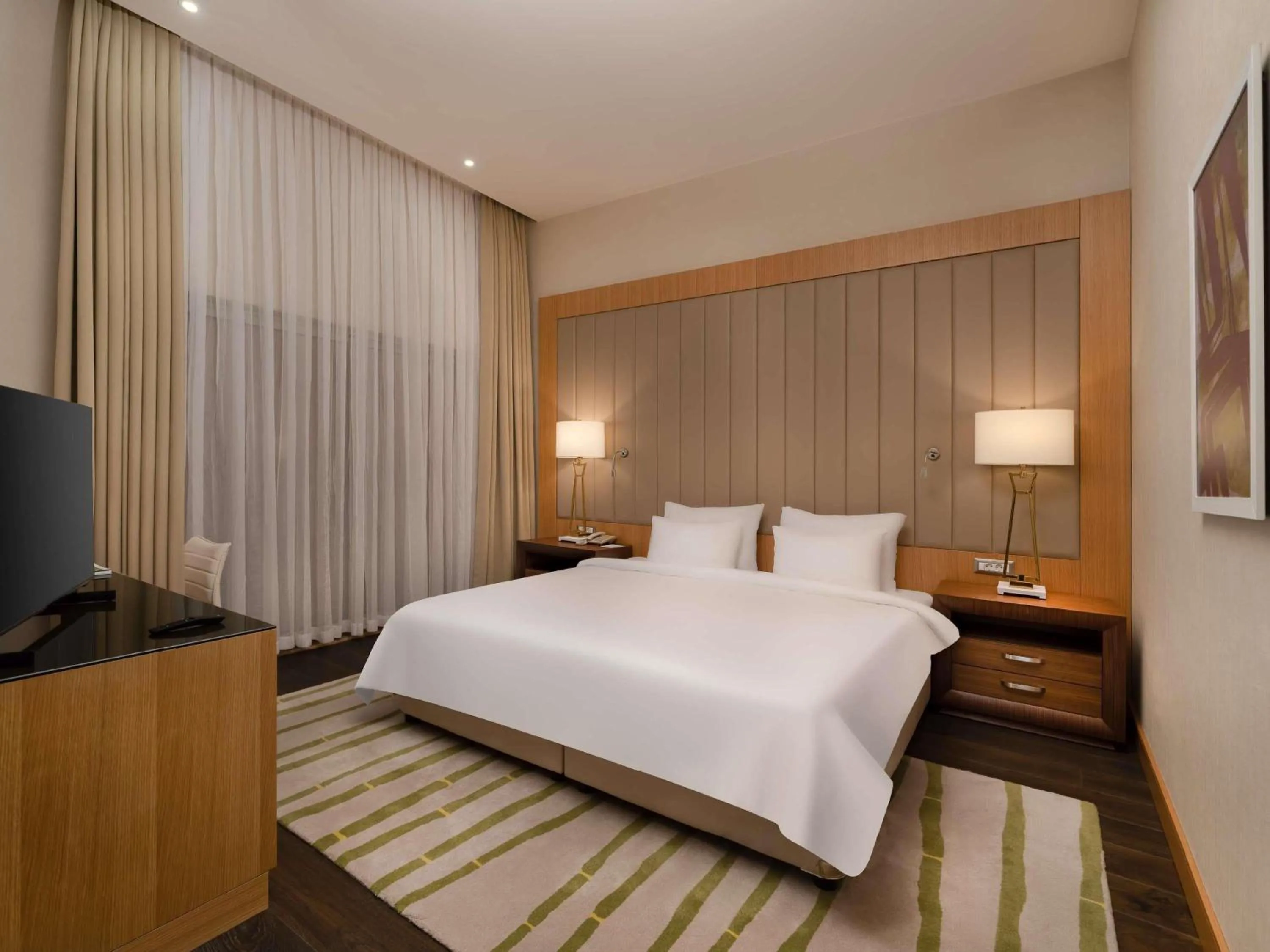 Bedroom, Bed in Rixos Park Belek - The Land Of Legends Access