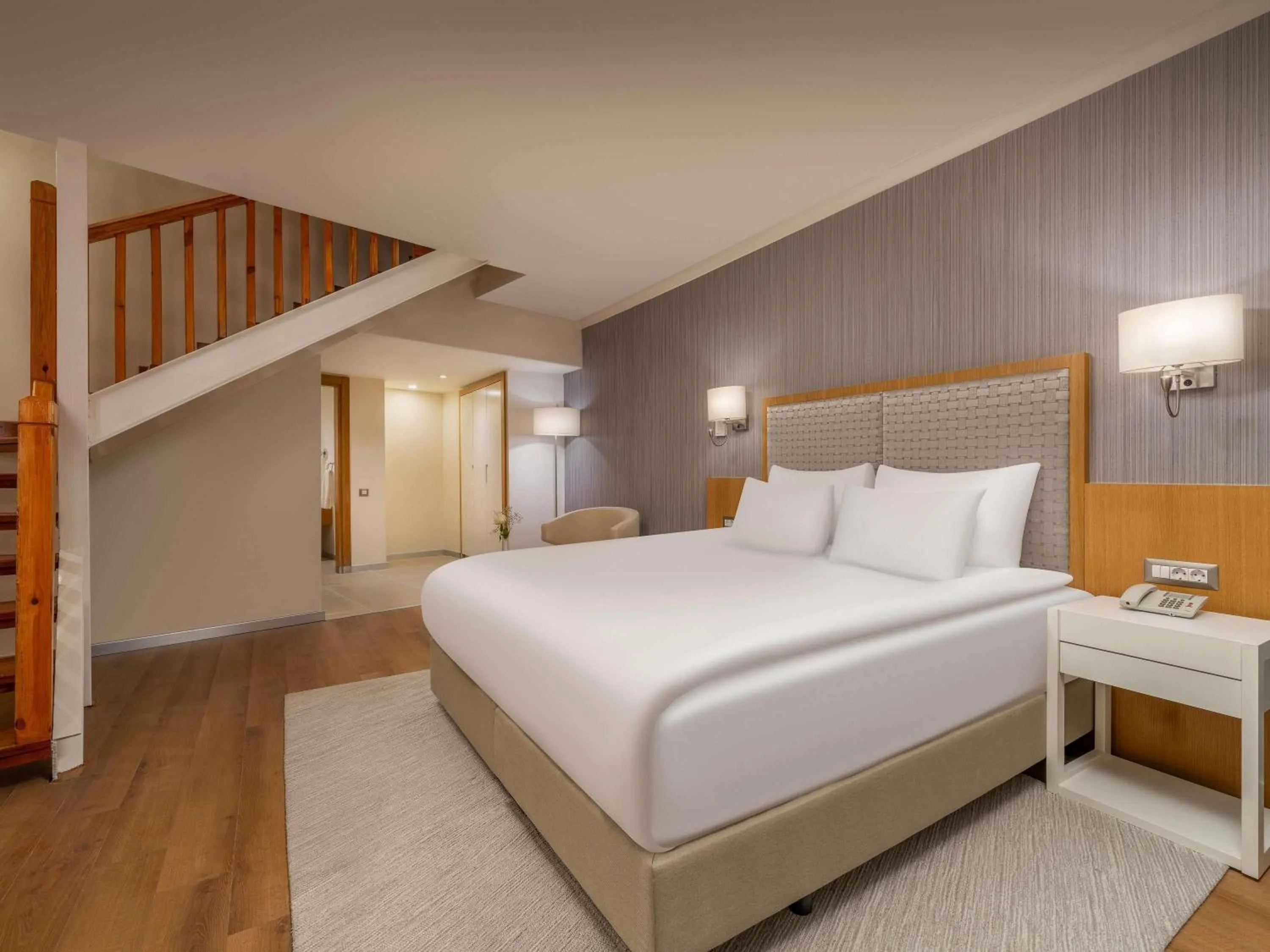 Bedroom, Bed in Rixos Park Belek - The Land Of Legends Access