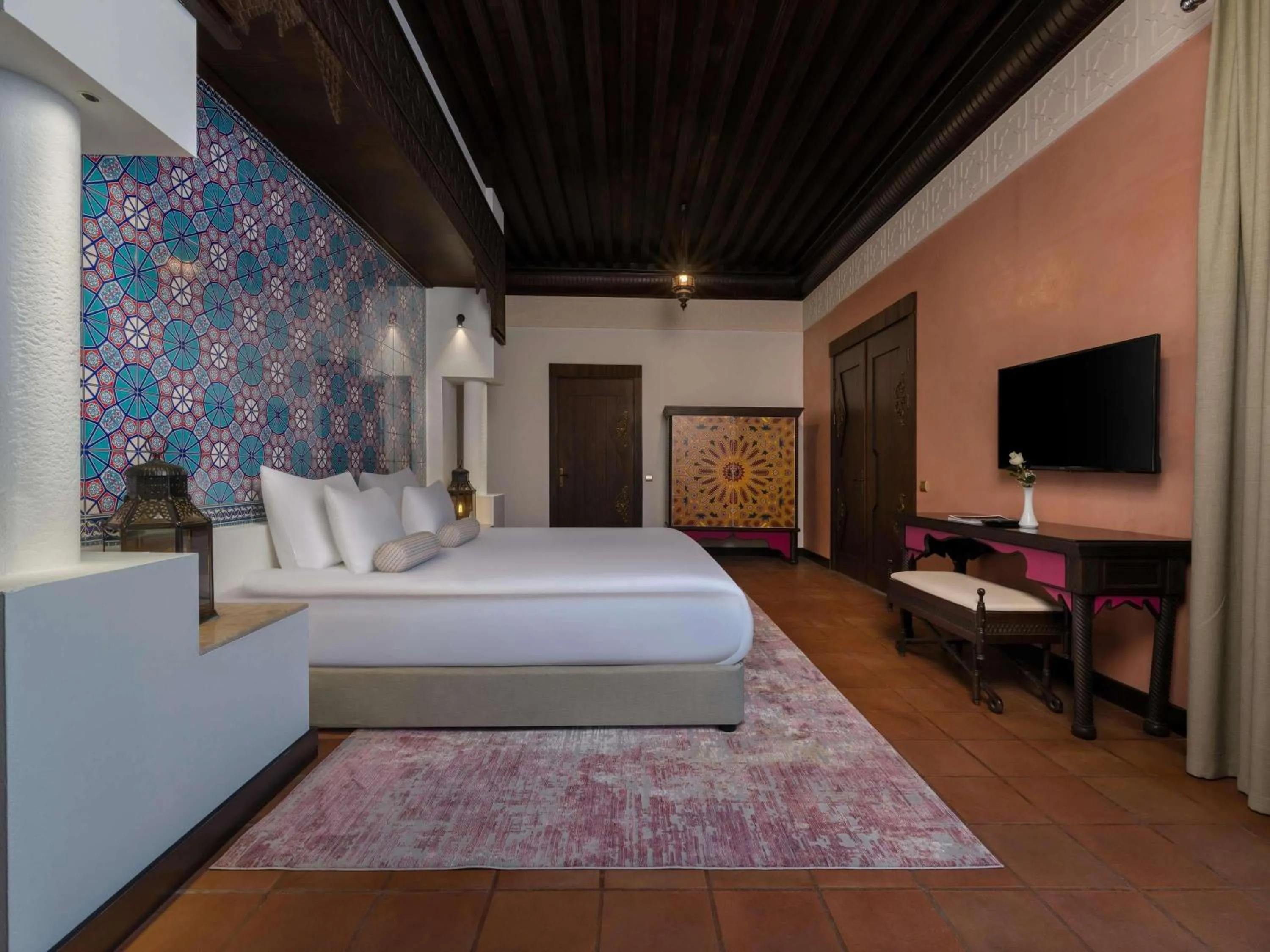 Bedroom, Bed in Rixos Park Belek - The Land Of Legends Access