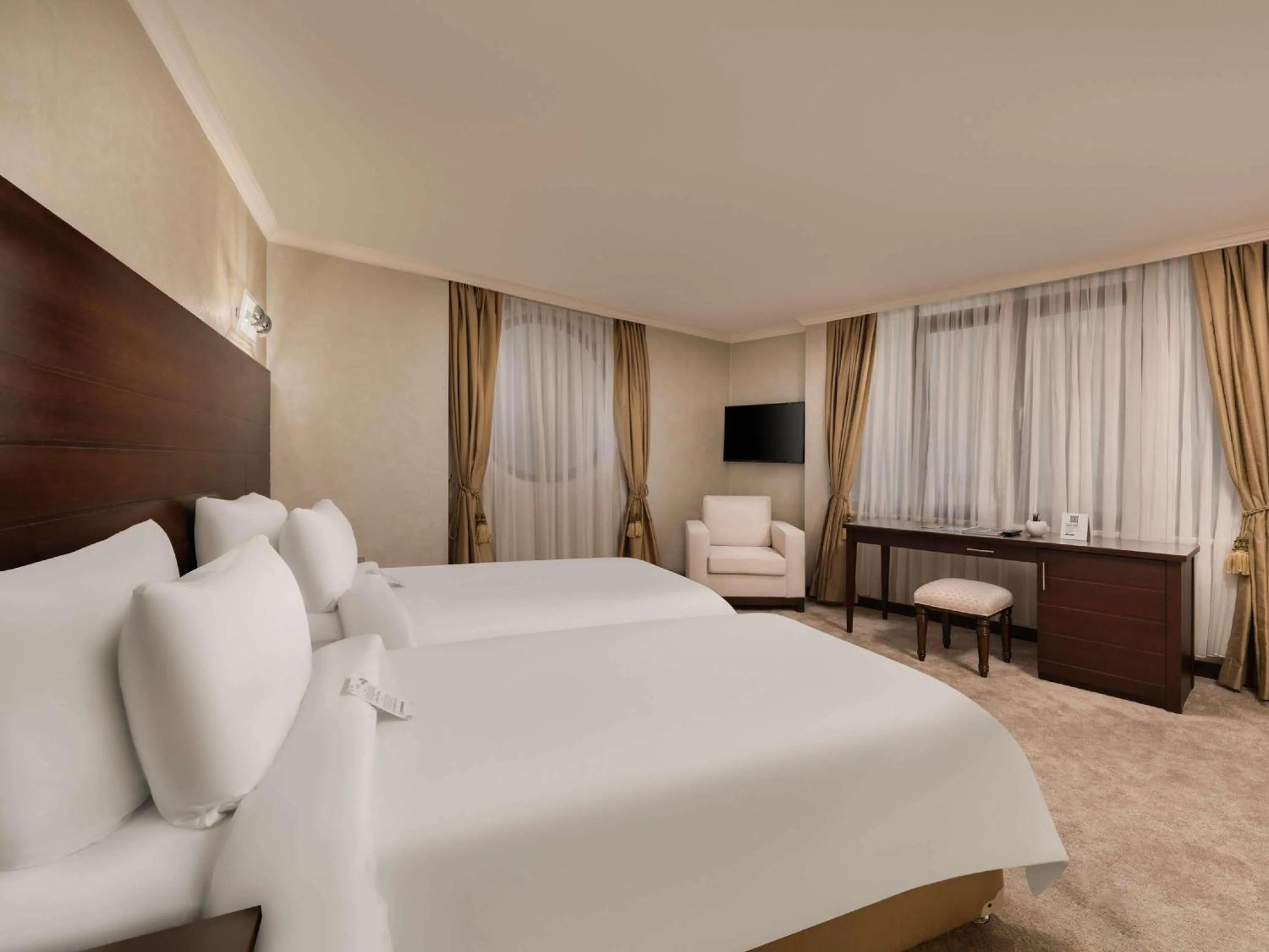 Bedroom, Bed in Rixos Park Belek - The Land Of Legends Access