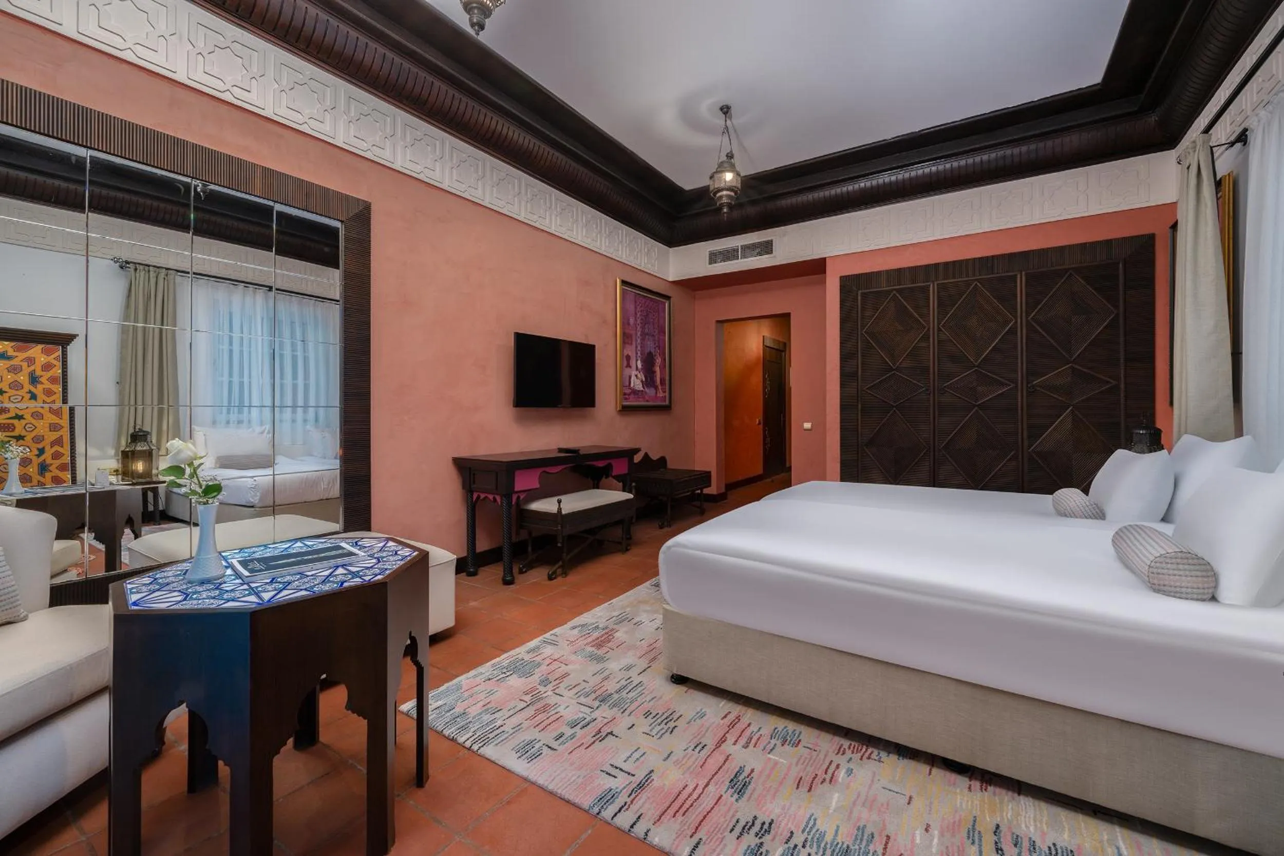 Bedroom, Bed in Rixos Park Belek - The Land Of Legends Access