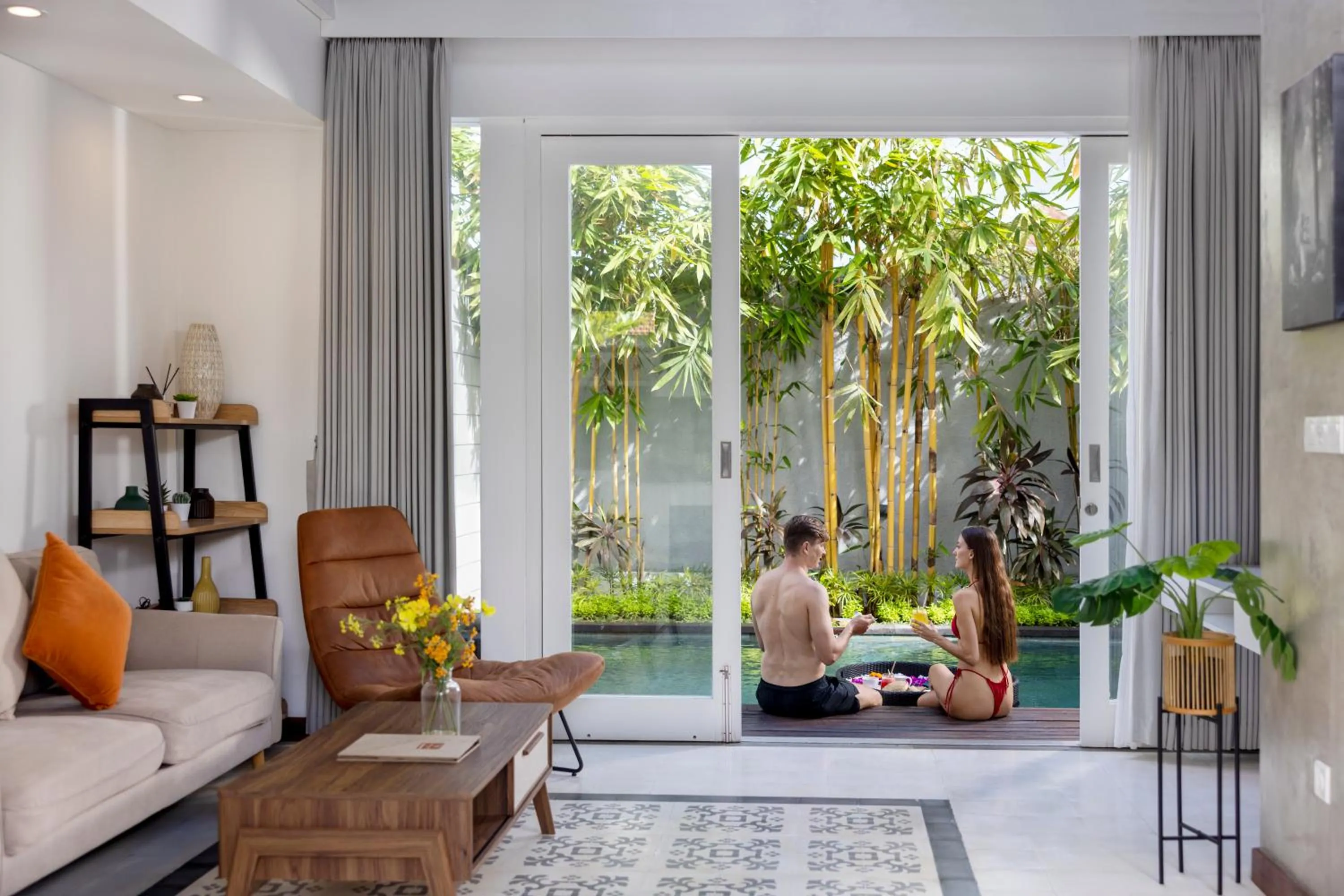 Garden in Kanhara Villas Ubud by GenuineHost