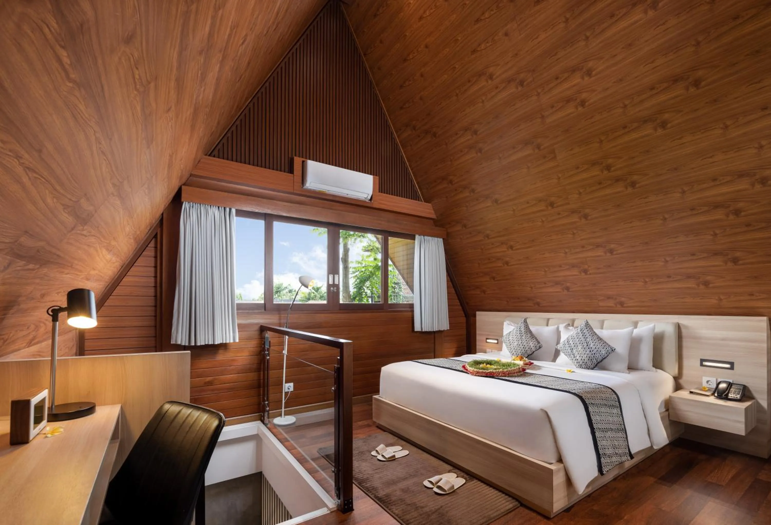 Bed in Kanhara Villas Ubud by GenuineHost