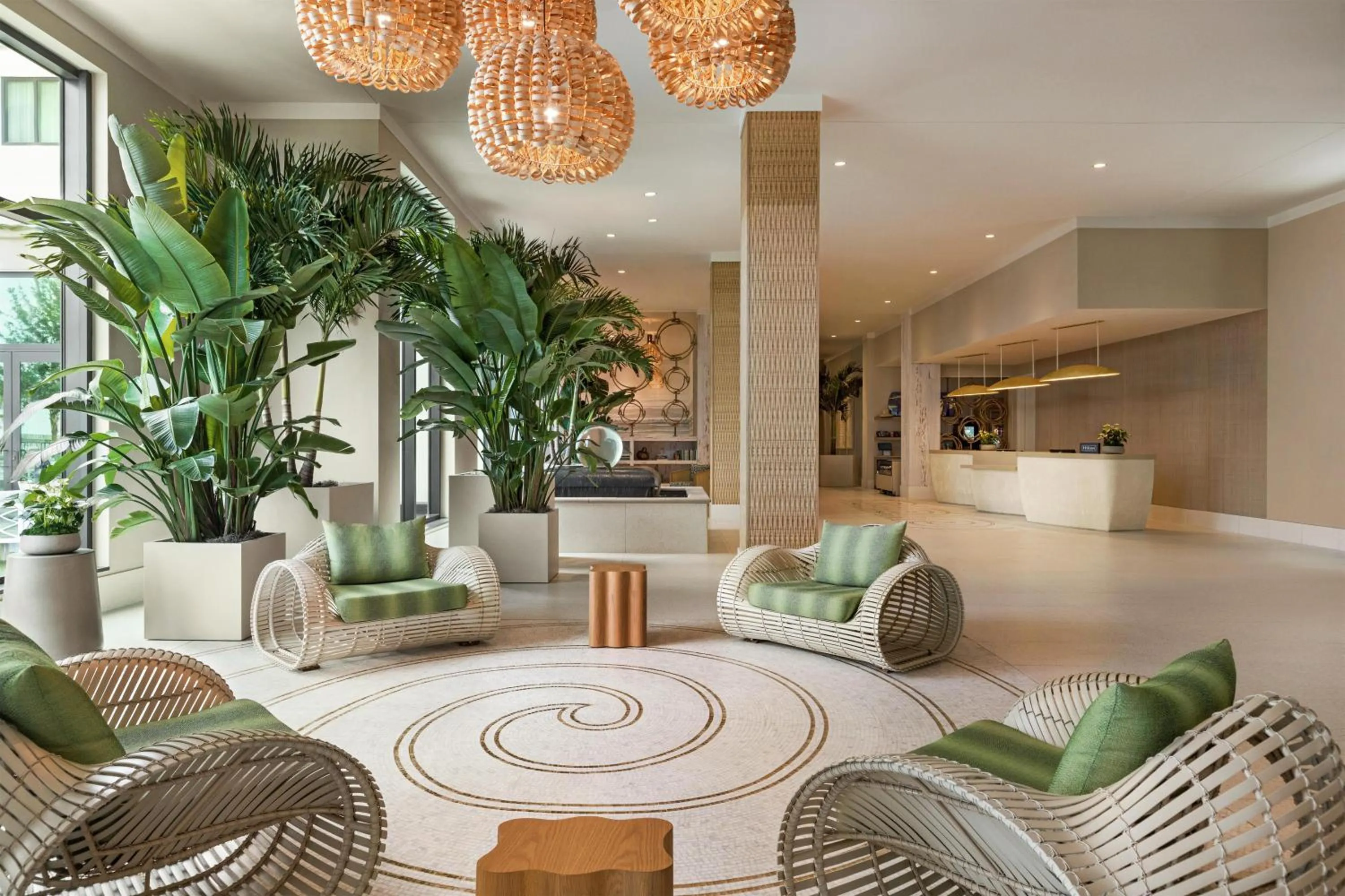 Lobby or reception in Embassy Suites By Hilton Panama City Beach Resort