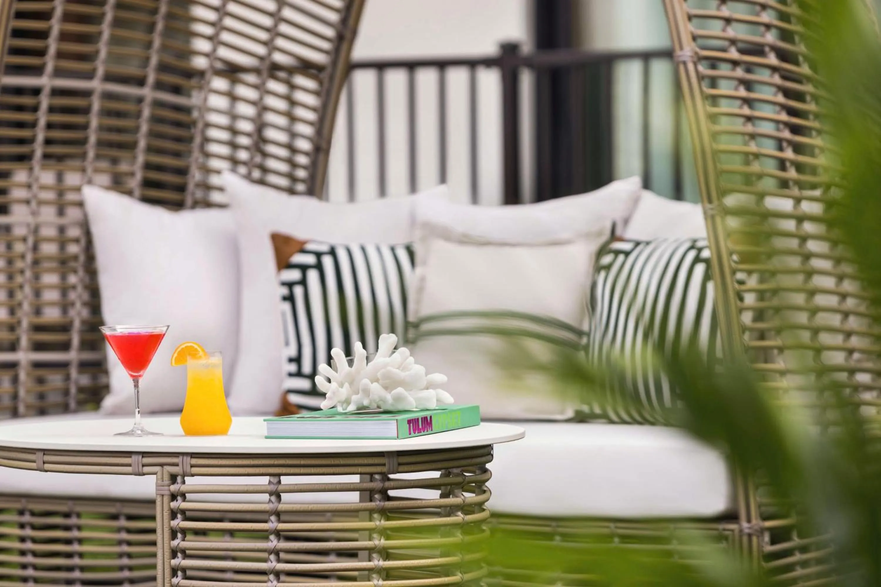 Inner courtyard view in Embassy Suites By Hilton Panama City Beach Resort