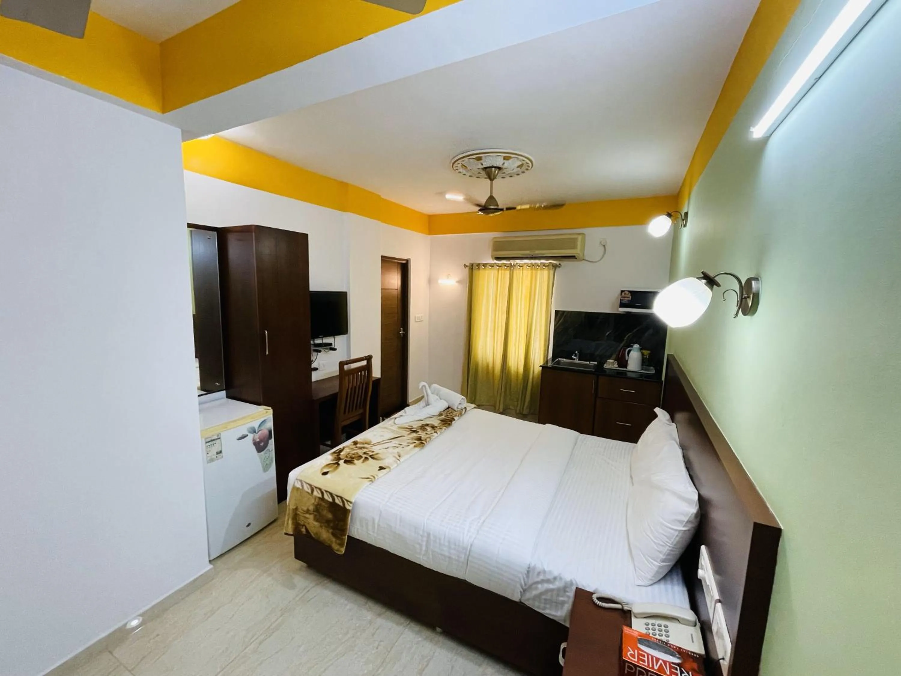 View (from property/room), Bed in Hotel Signature Cochin