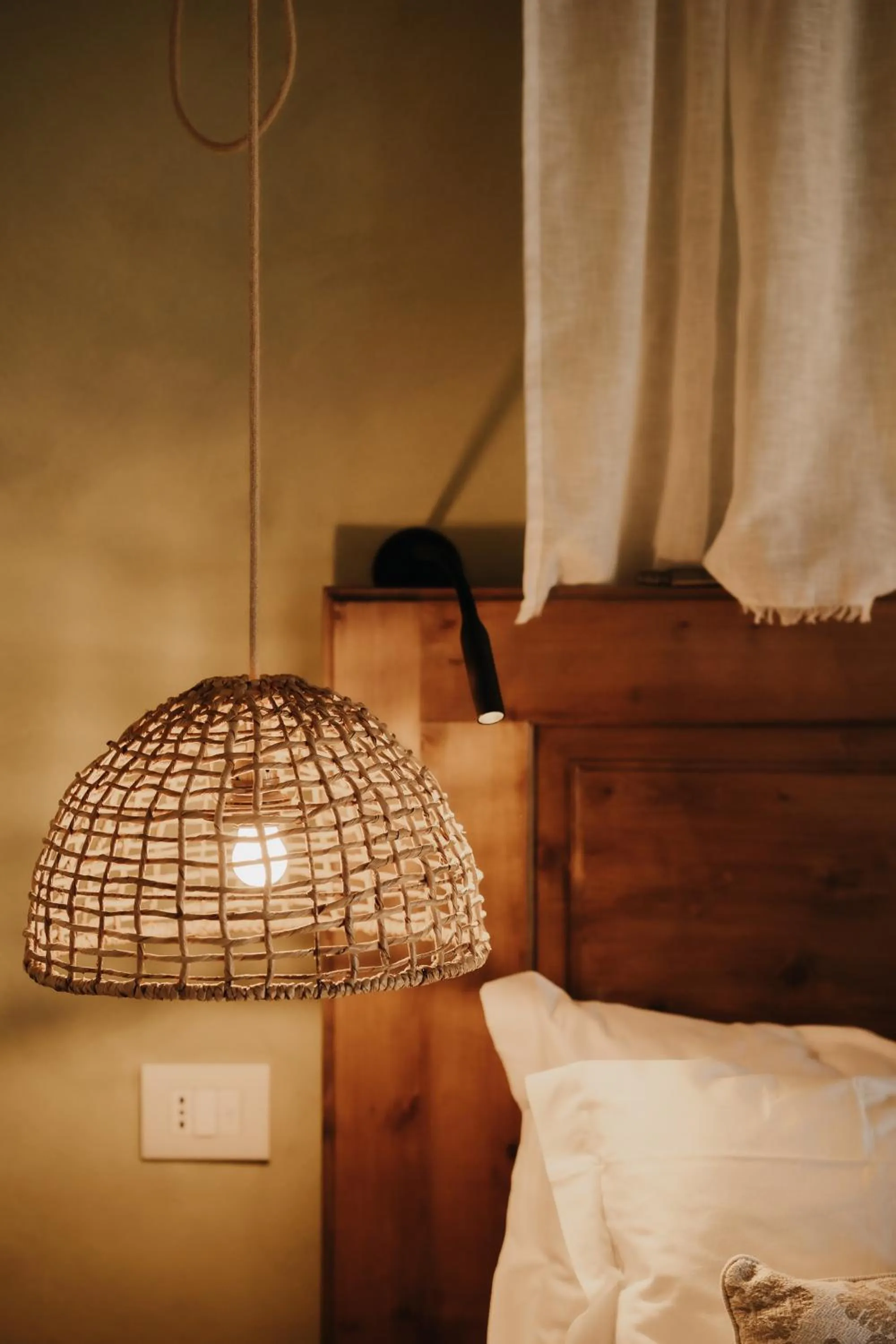 Decorative detail, Bed in Conti Thun Wine Resort