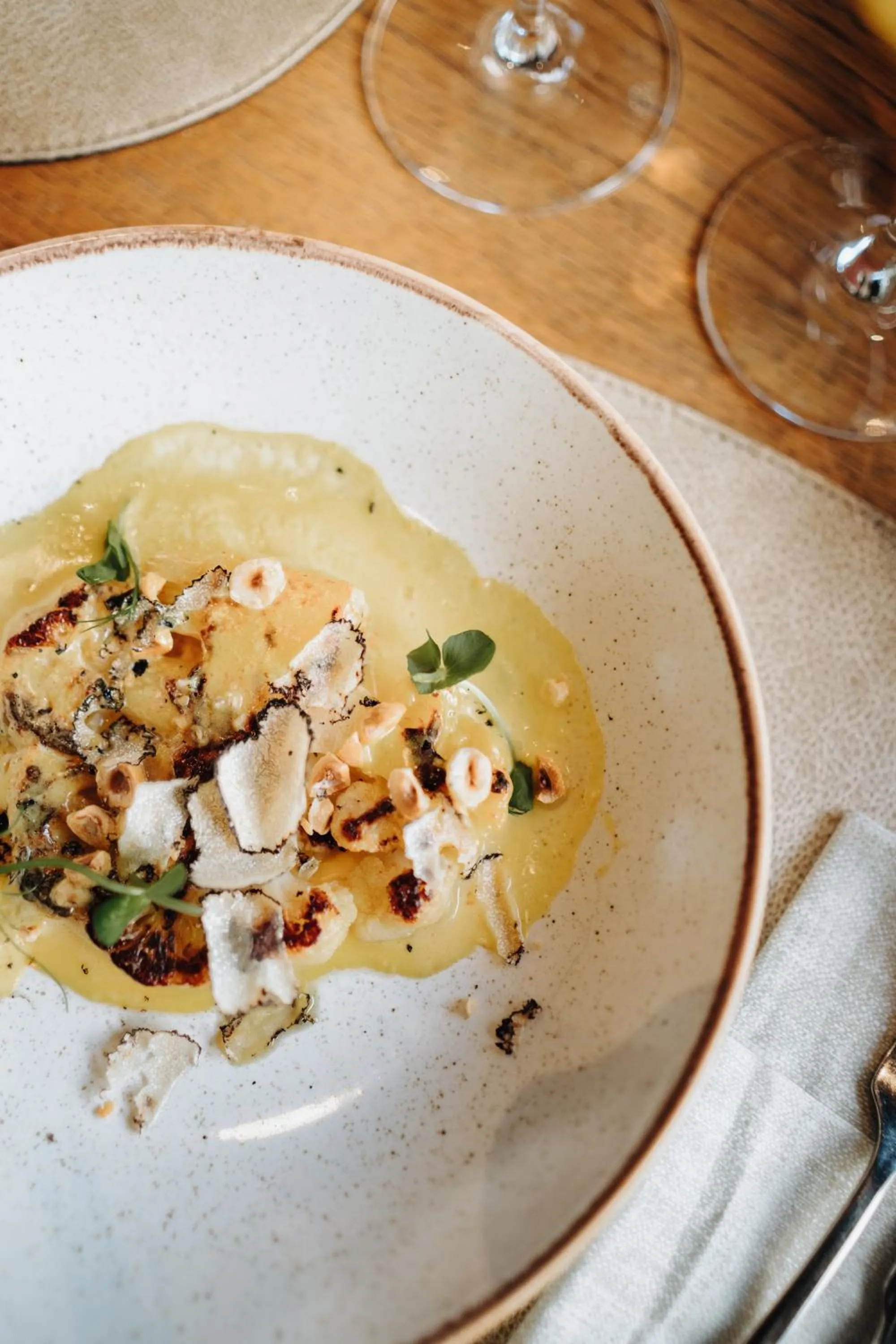 Food in Conti Thun Wine Resort