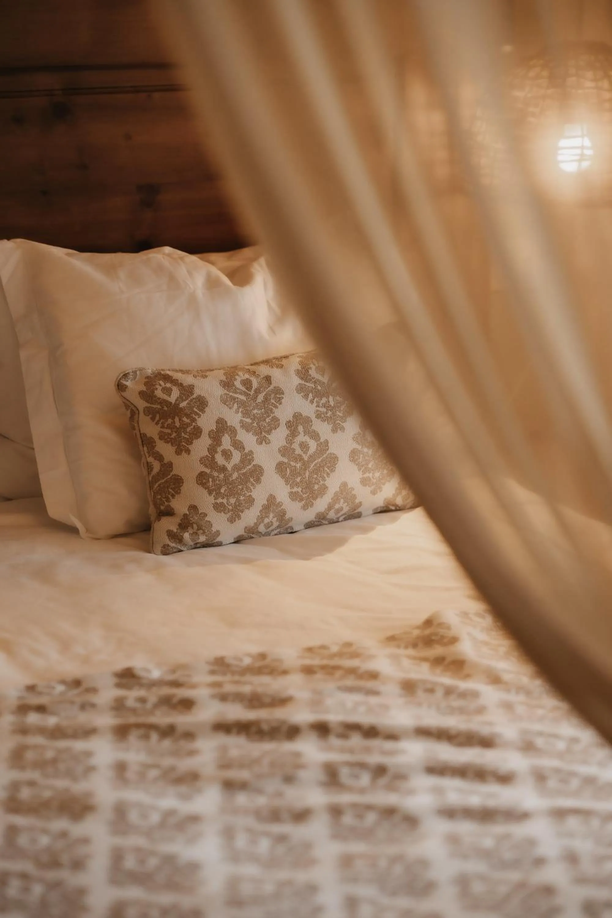 Decorative detail, Bed in Conti Thun Wine Resort