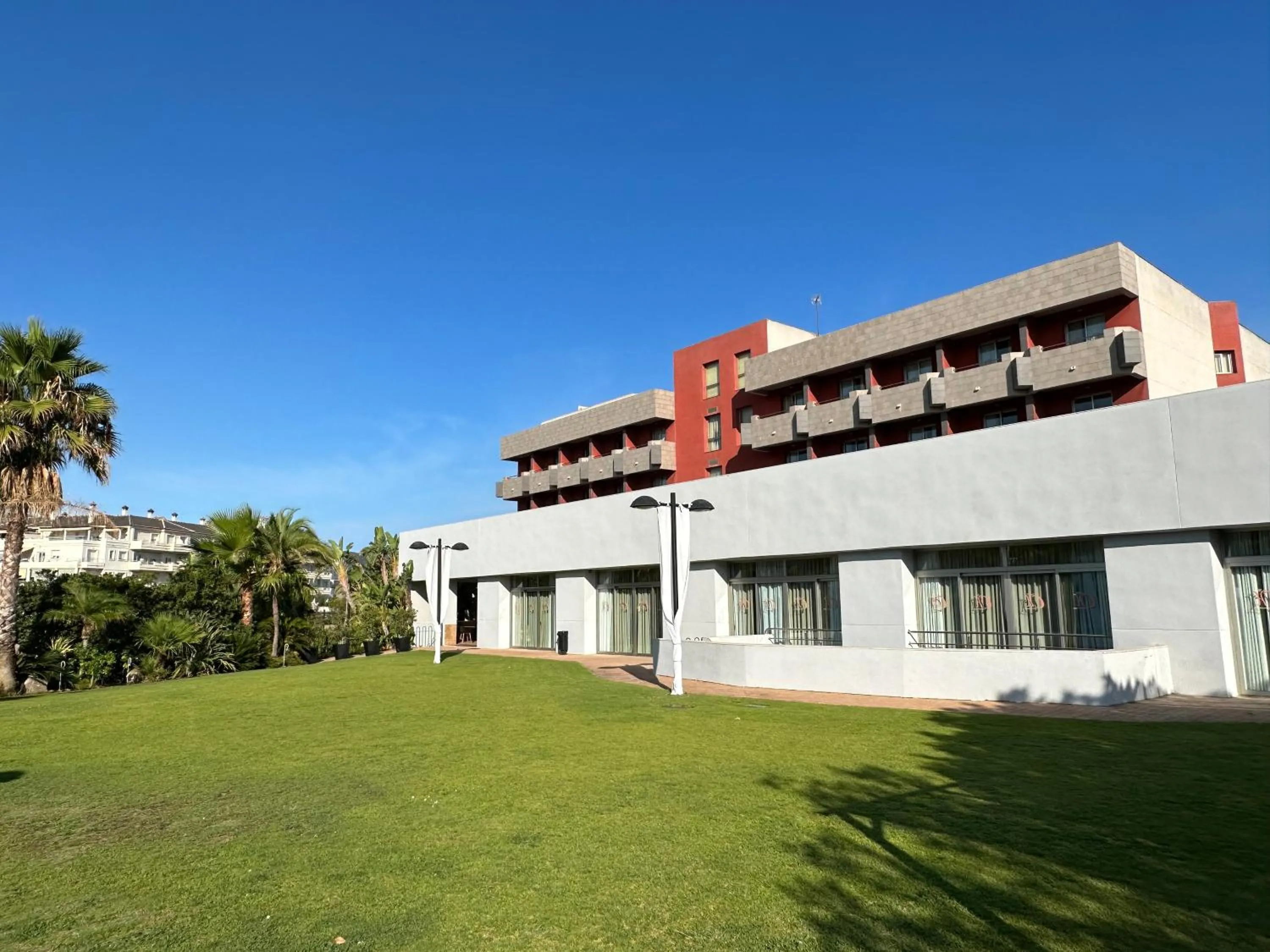 Garden view in Hotel Montera Plaza