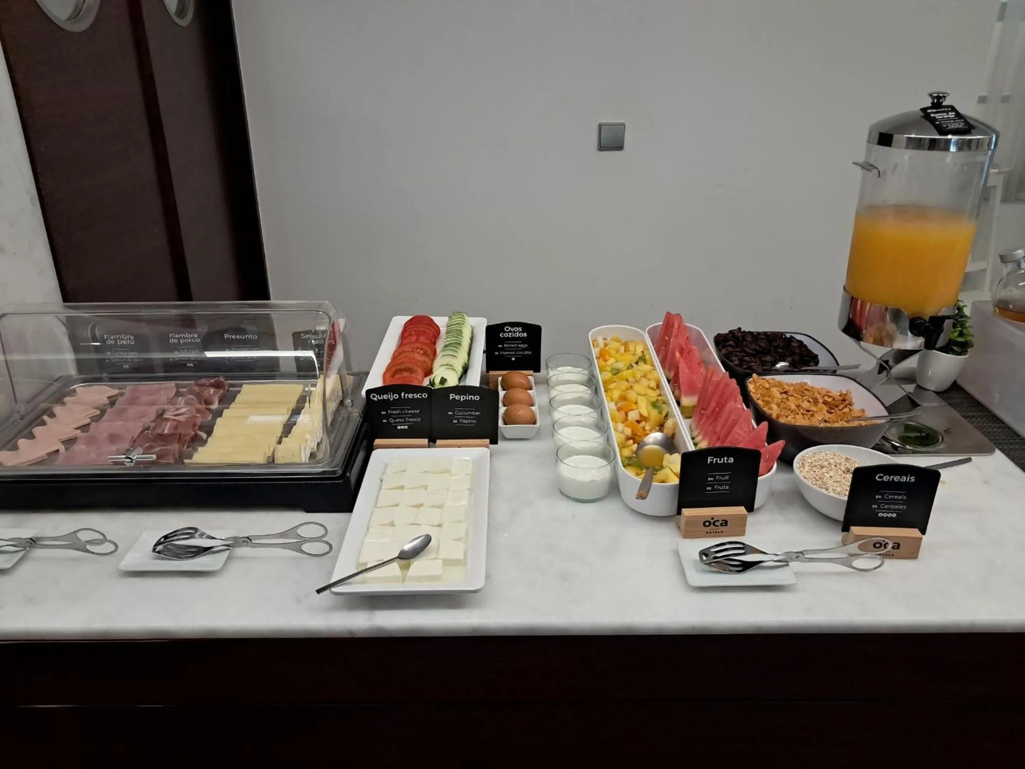 Food in Oca Ribeira do Porto AT