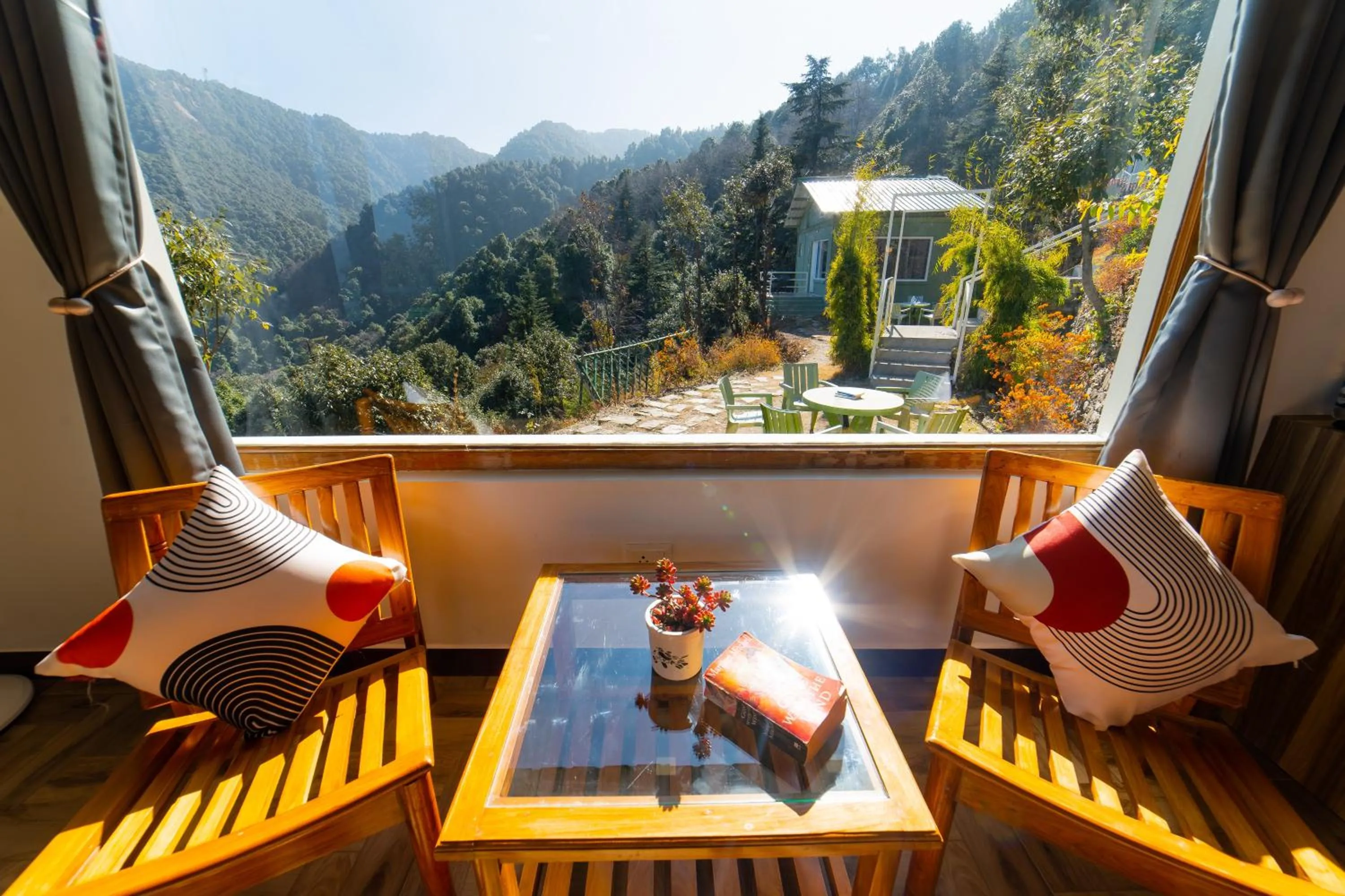 View (from property/room) in Zostel Plus Nainital (Naina Range)