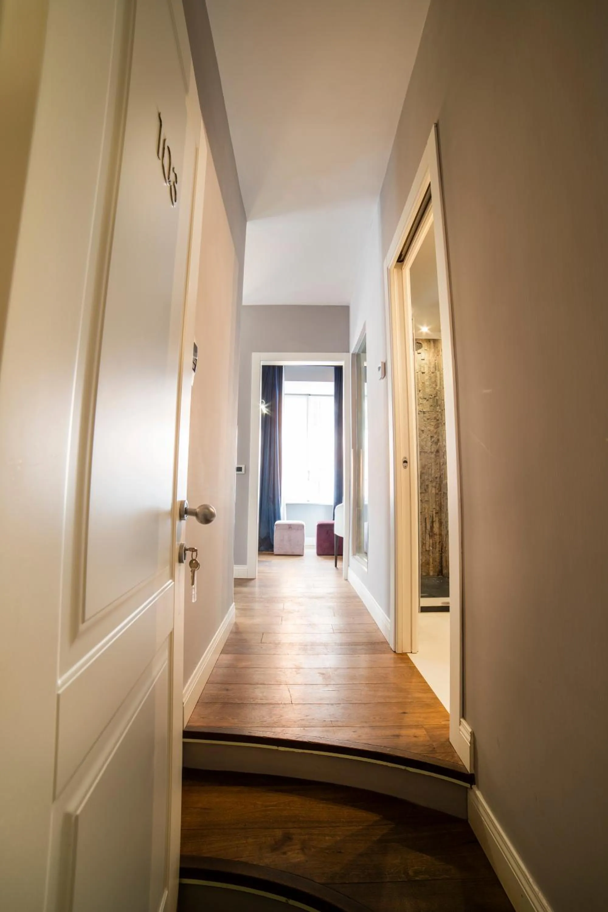 Lobby or reception, Bed in Relais San Lorenzo In Lucina