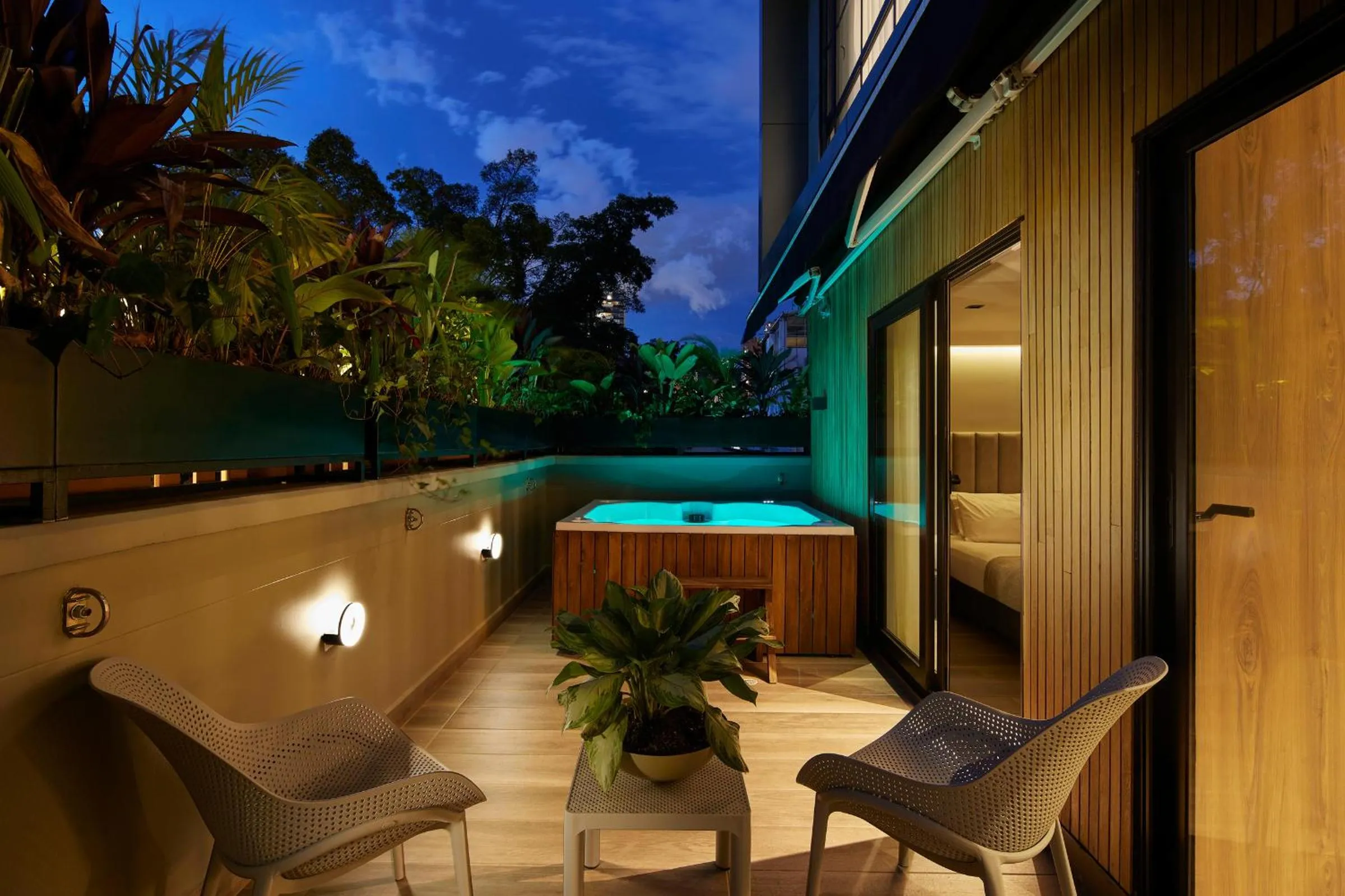 Pool view in Hotel Selis