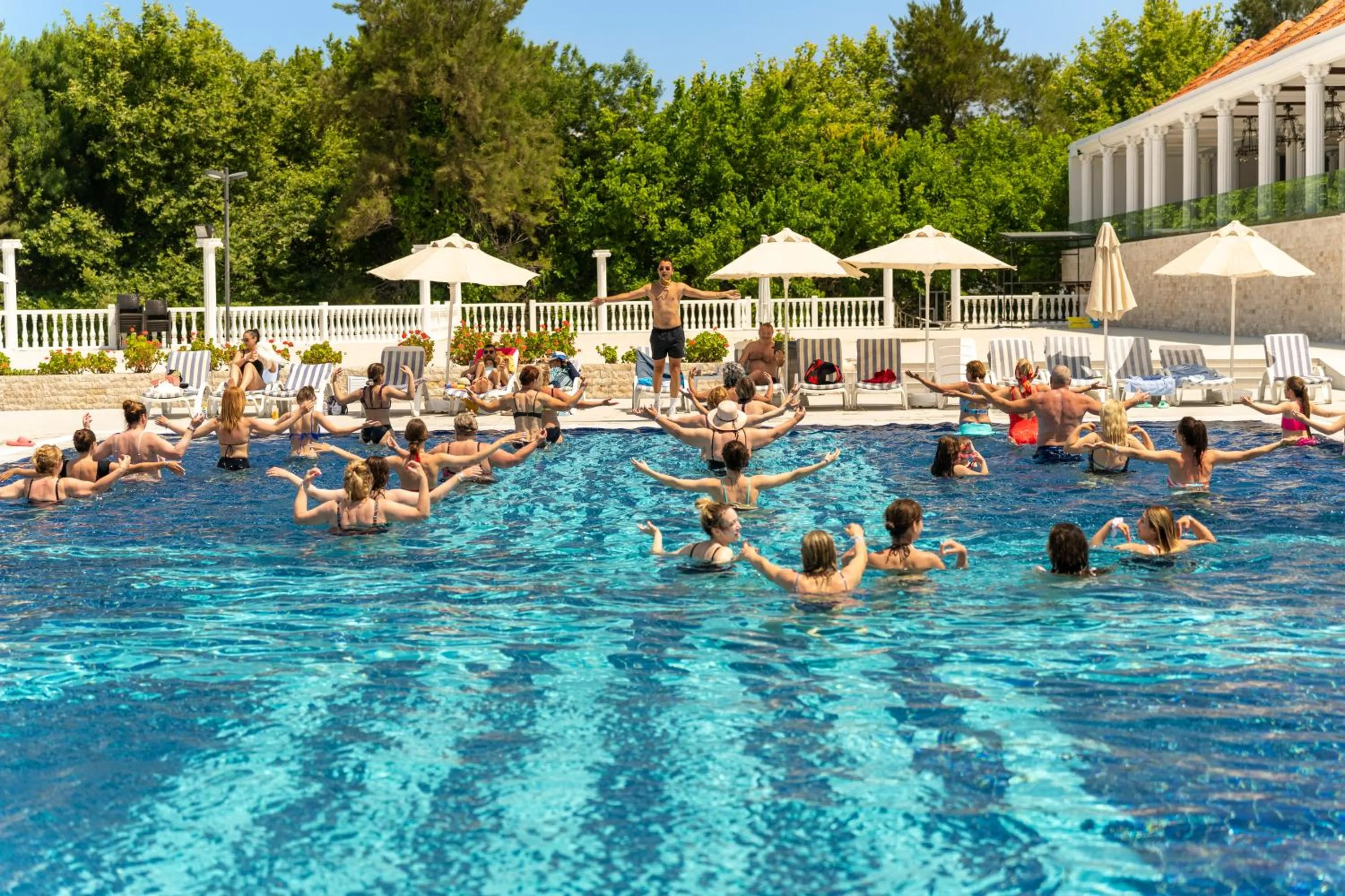 Swimming pool in LUCAS DIDIM RESORT