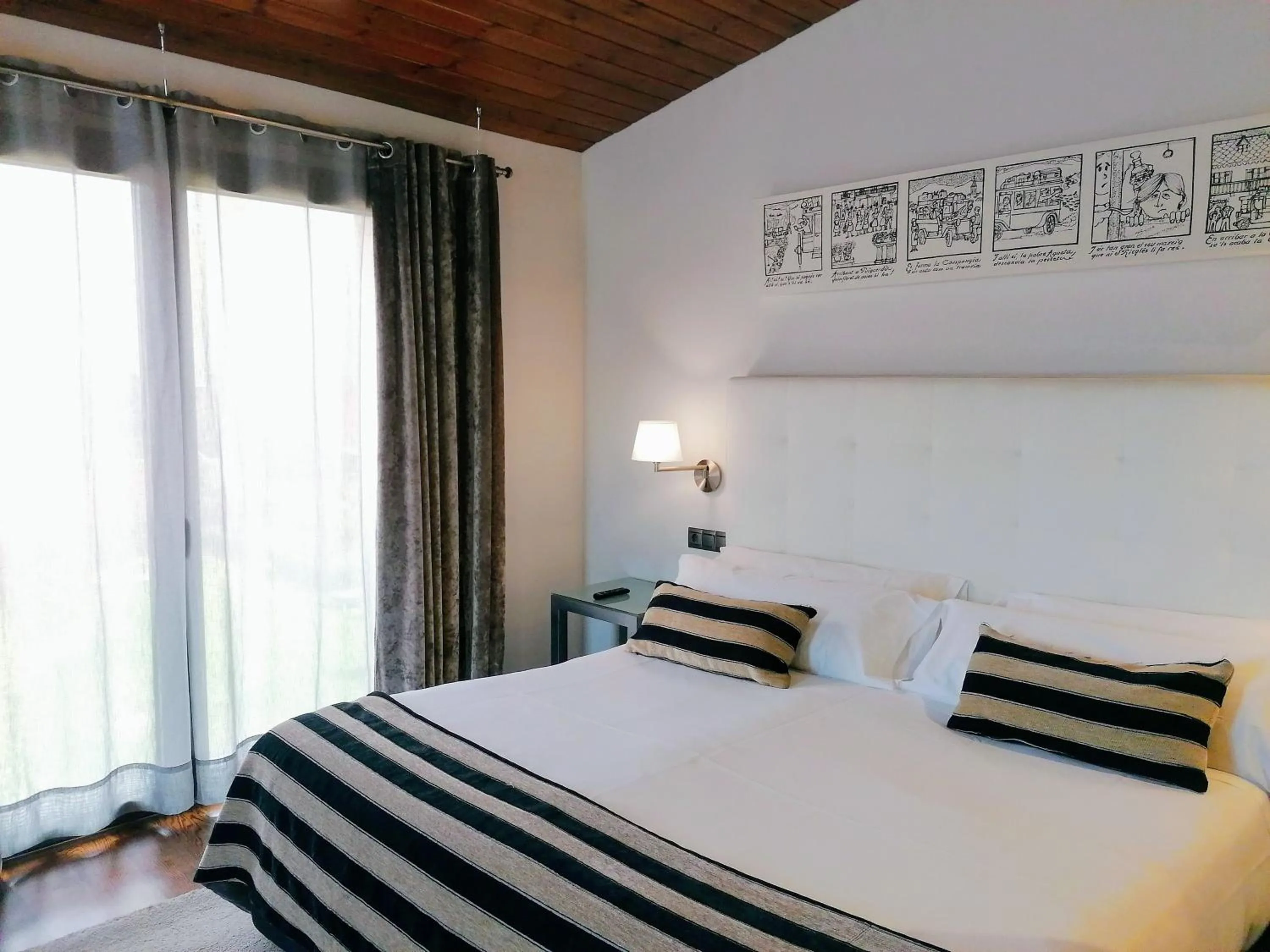 Bed in Hotel Villa Paulita