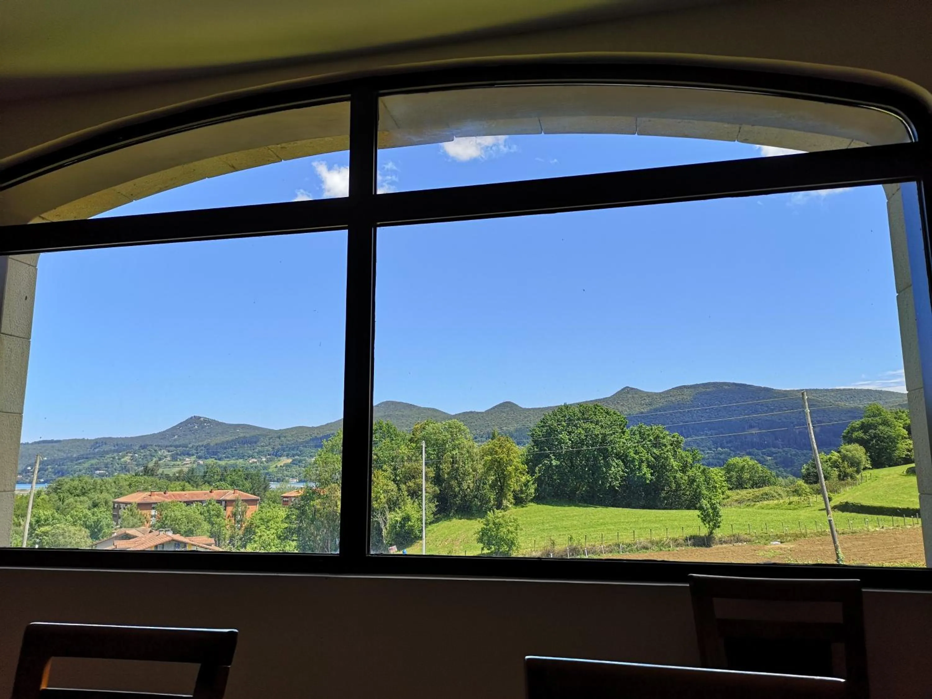 Mountain view in Hotel Ibaigune