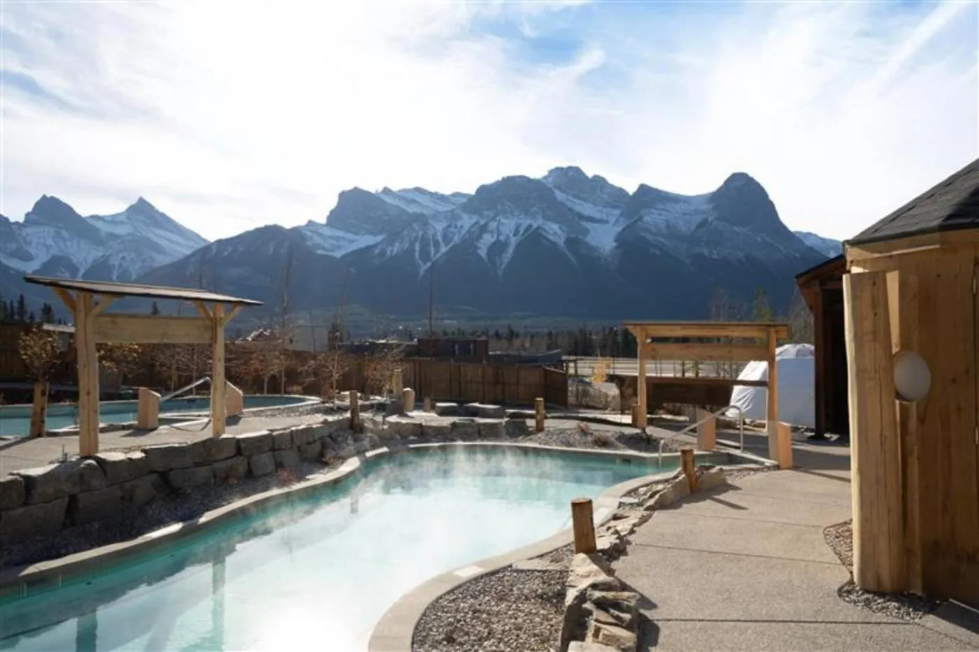 Swimming pool in Everwild Canmore Hotel
