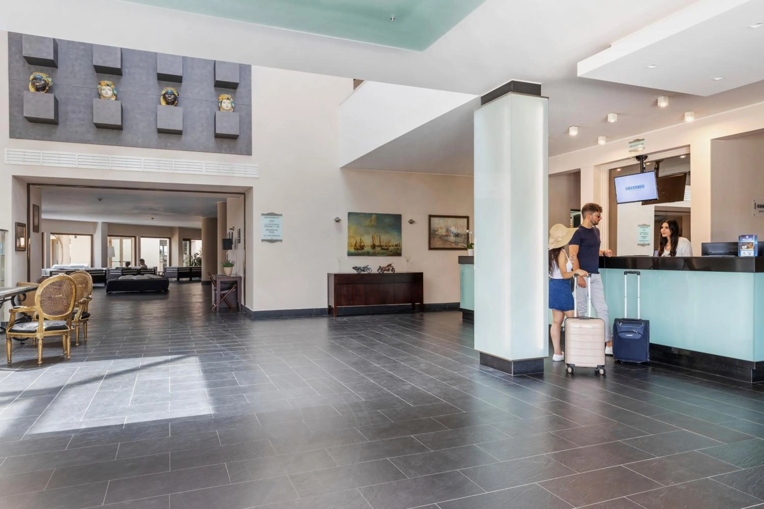 Lobby or reception in Falconara Greenblu Resort