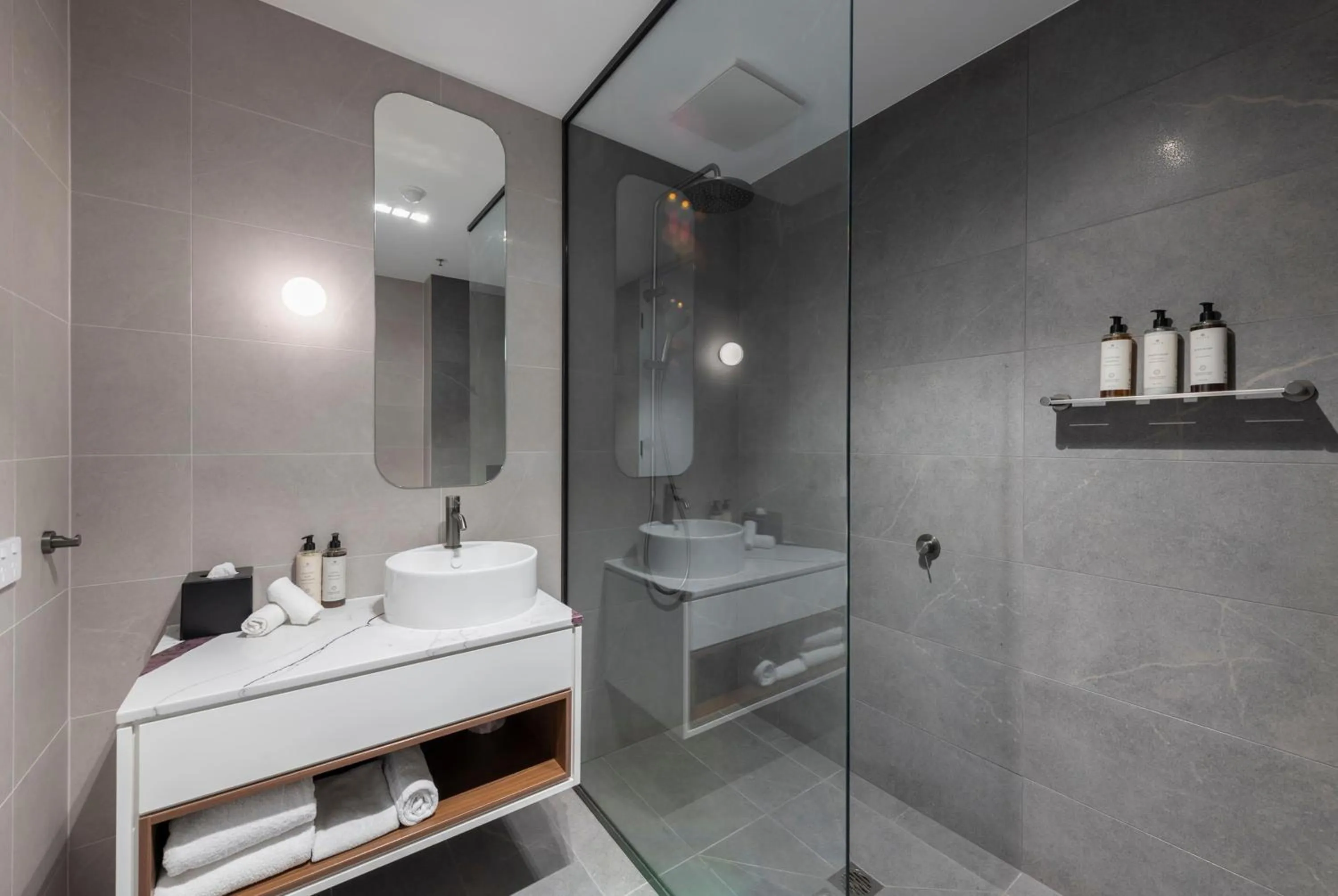 Bathroom in TRYP Adelaide by Wyndham