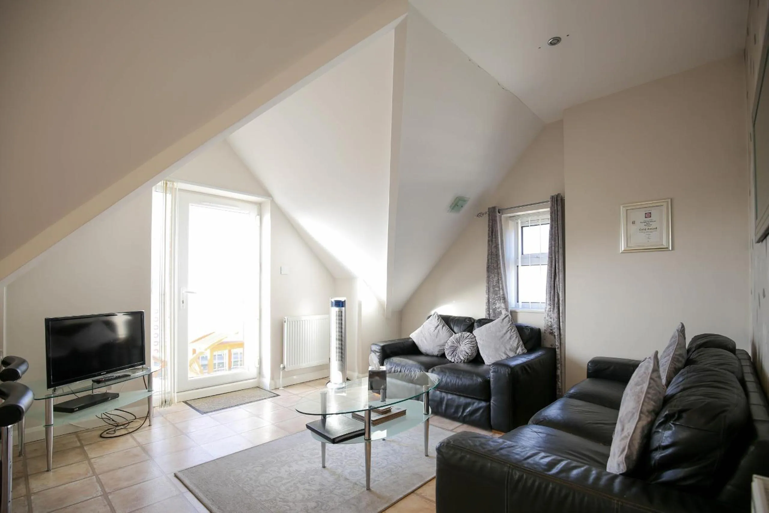 Living room in The Beach House, Luxury Apartments