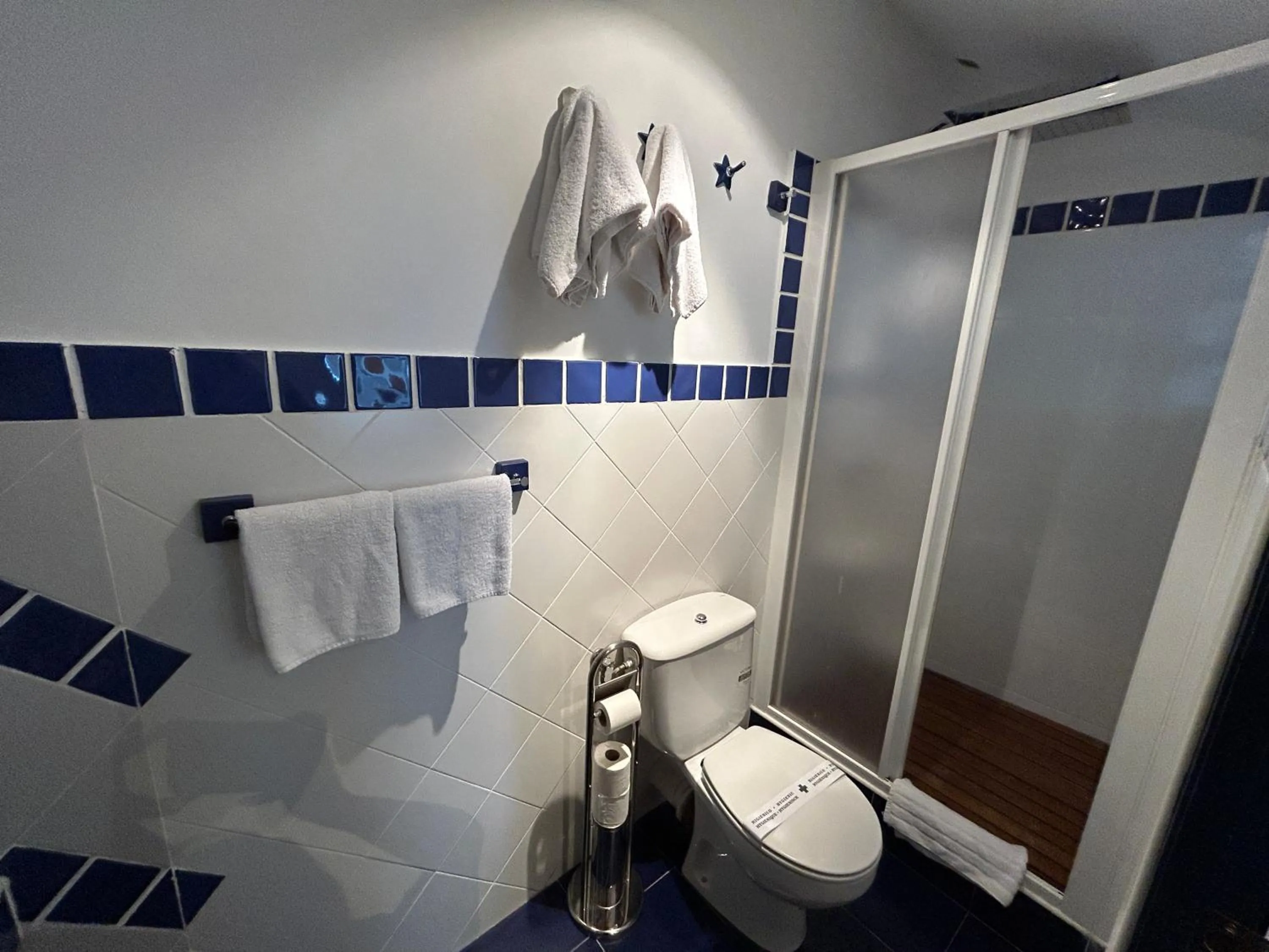 Shower in Hostal Santo Domingo