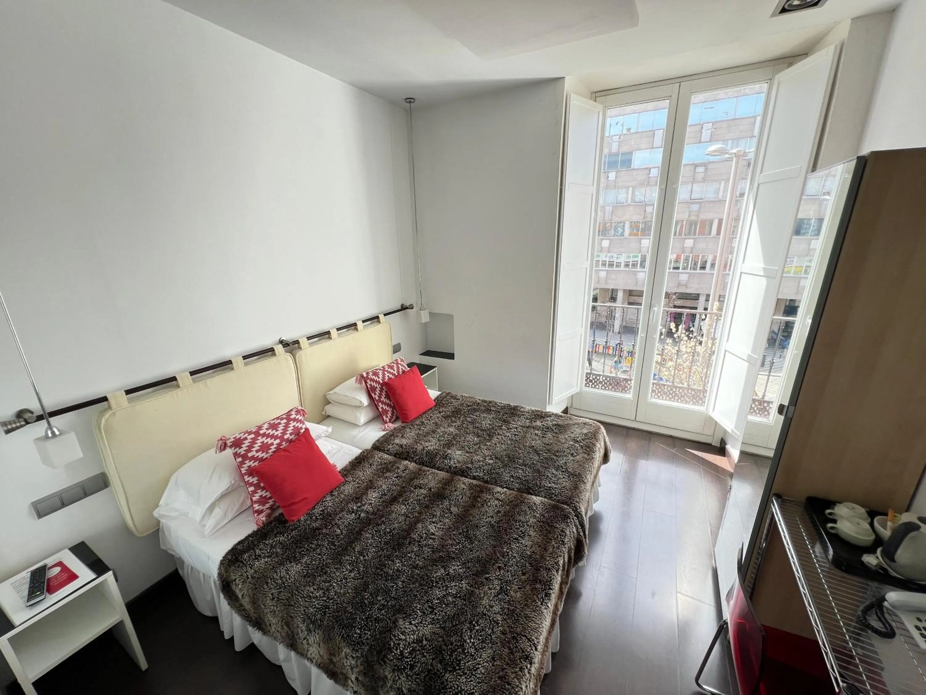 Bed in Hostal Santo Domingo