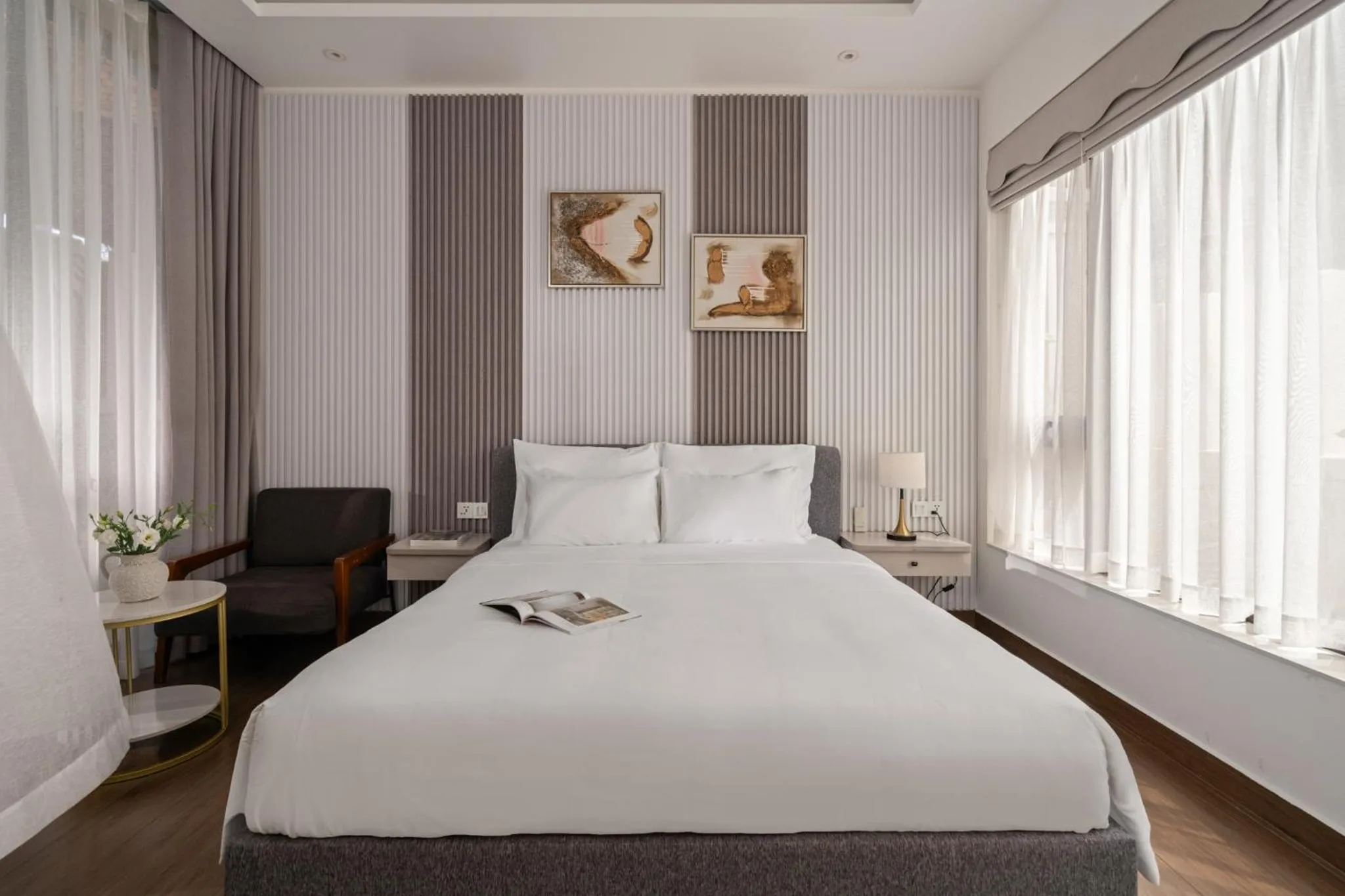 Bed in Payon Dalat Villa