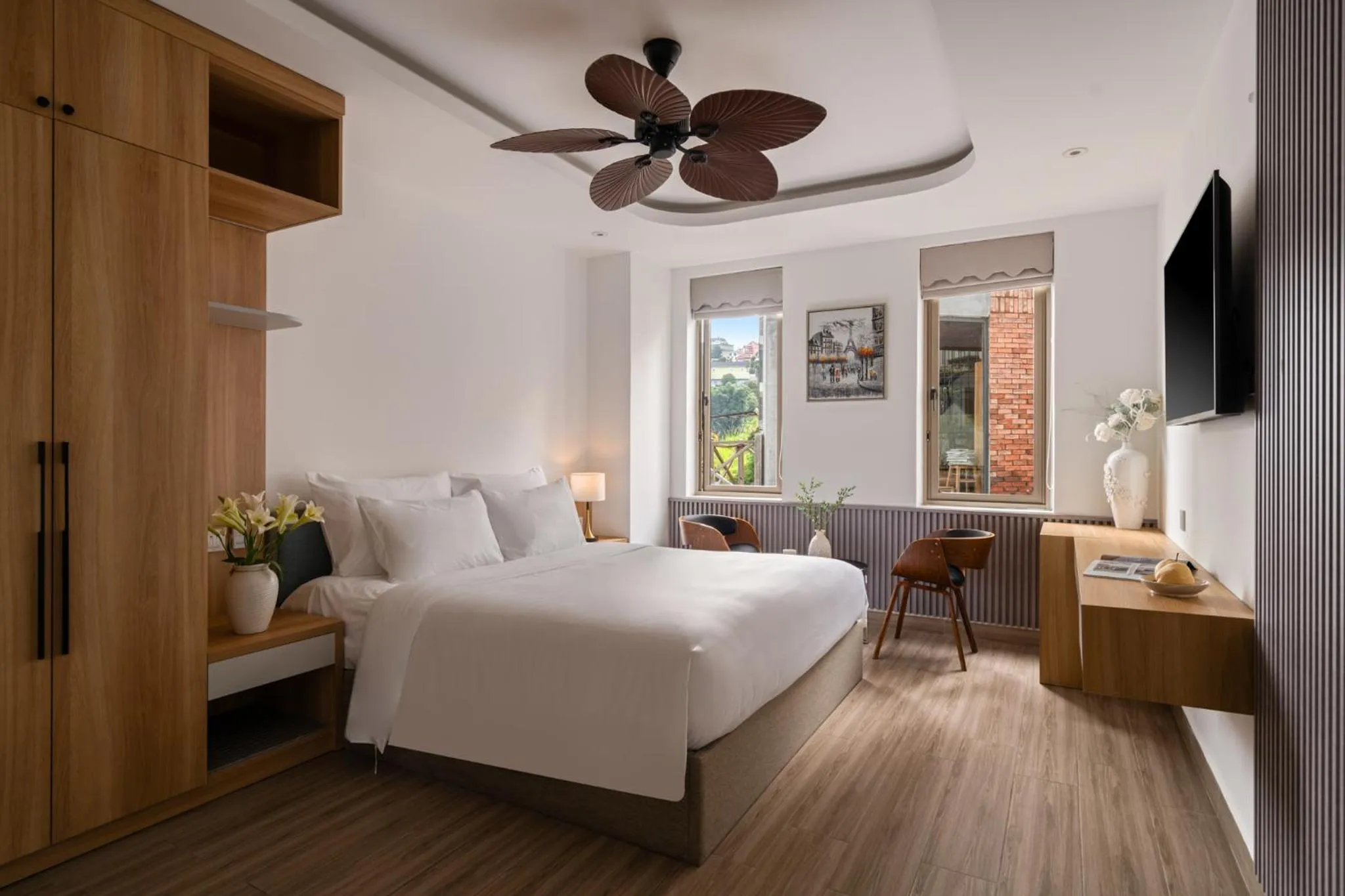 Bed in Payon Dalat Villa