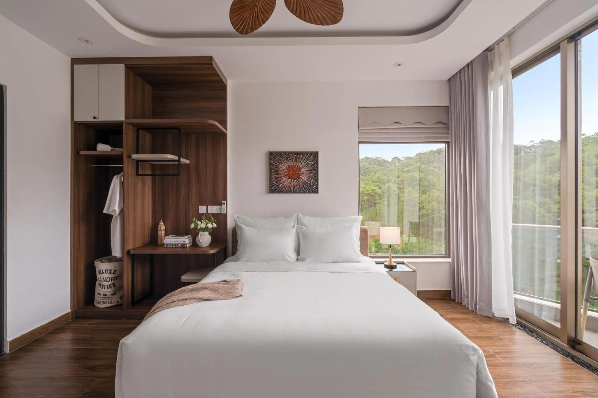 Bed in Payon Dalat Villa