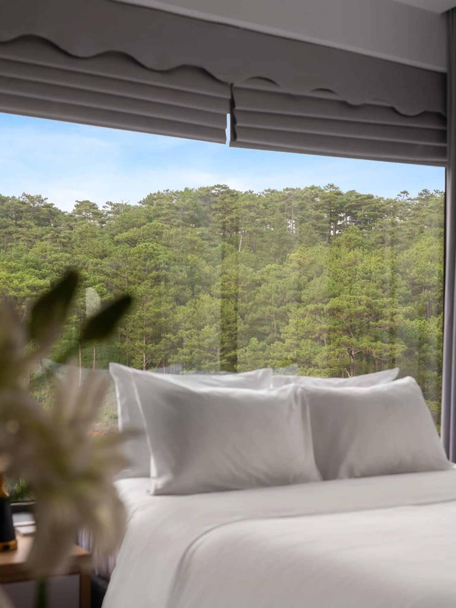 Bed in Payon Dalat Villa