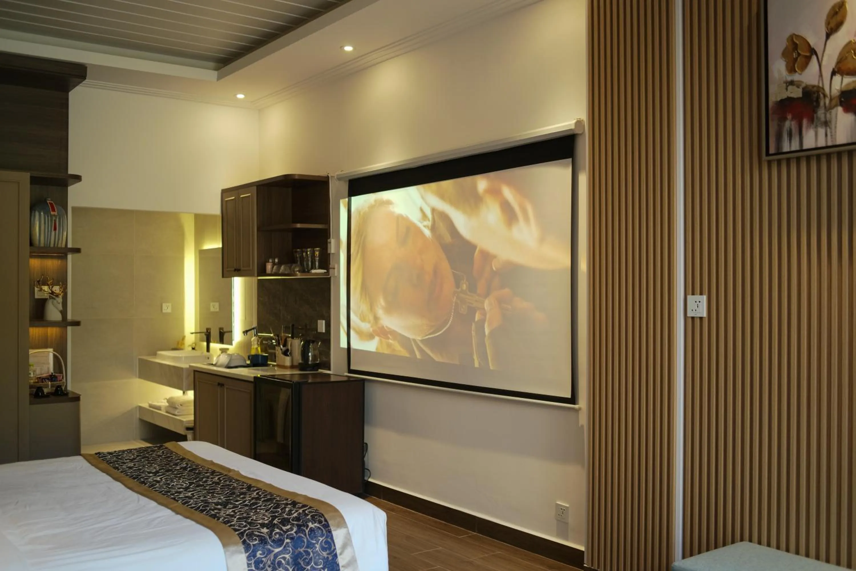 Bed in Payon Dalat Villa