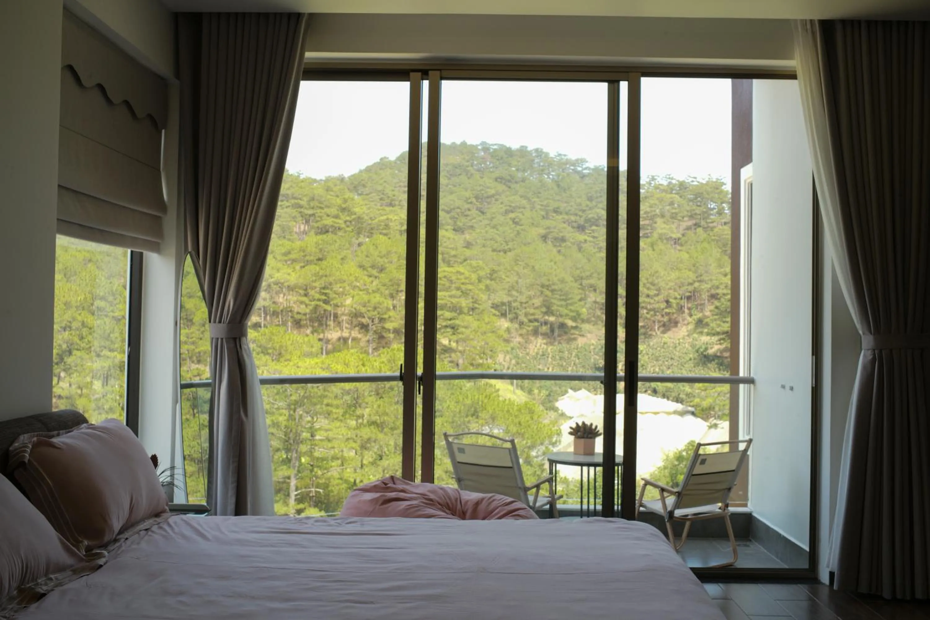 Bed in Payon Dalat Villa