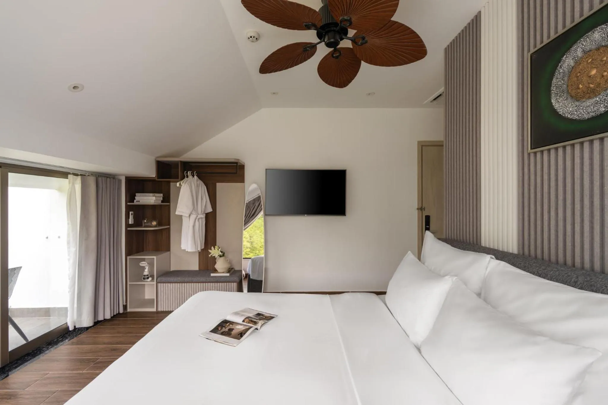 Bed in Payon Dalat Villa