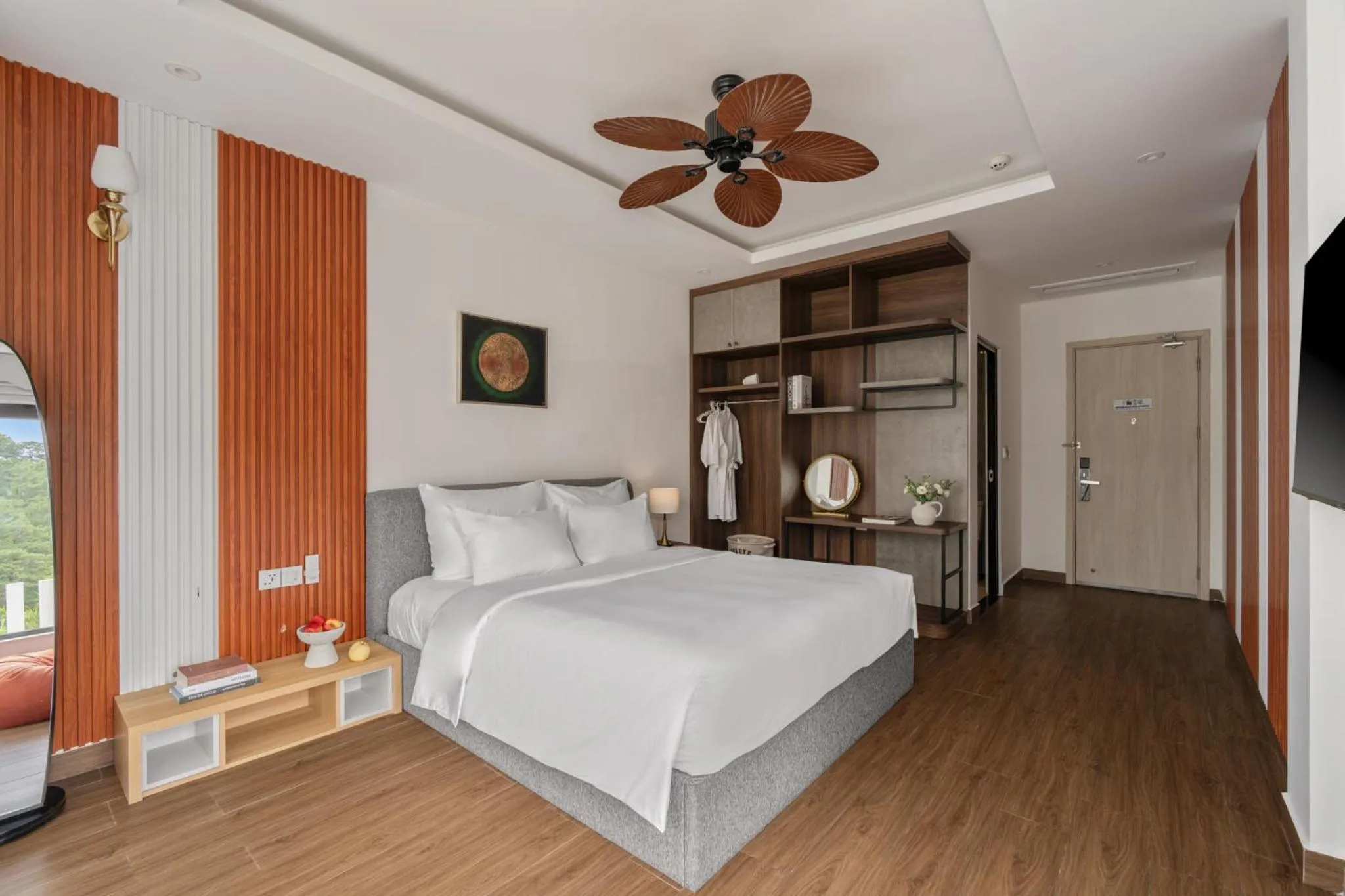 Bed in Payon Dalat Villa