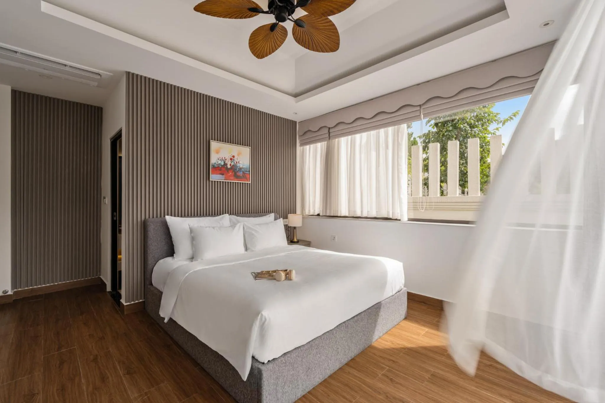 Bed in Payon Dalat Villa