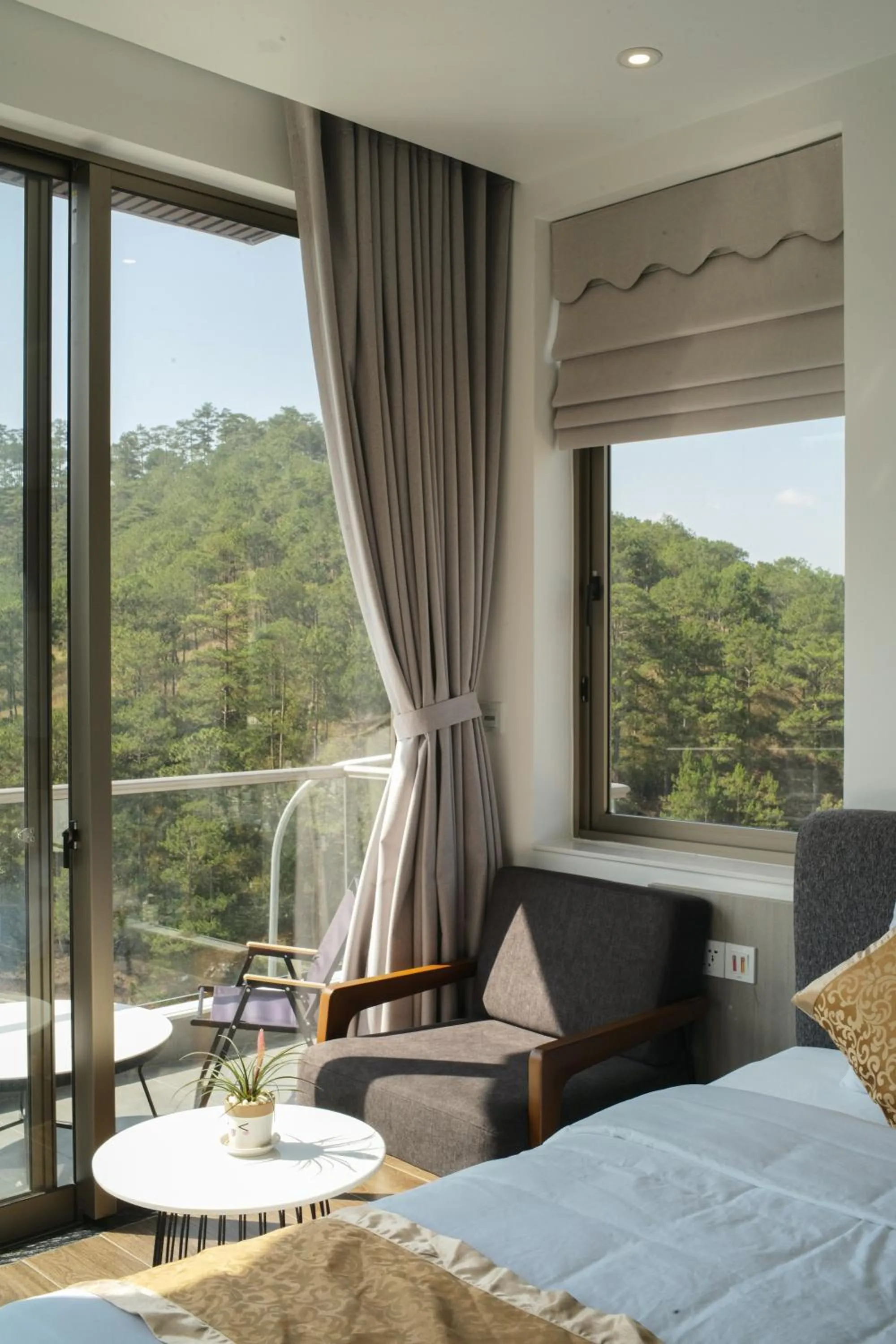 Bed in Payon Dalat Villa