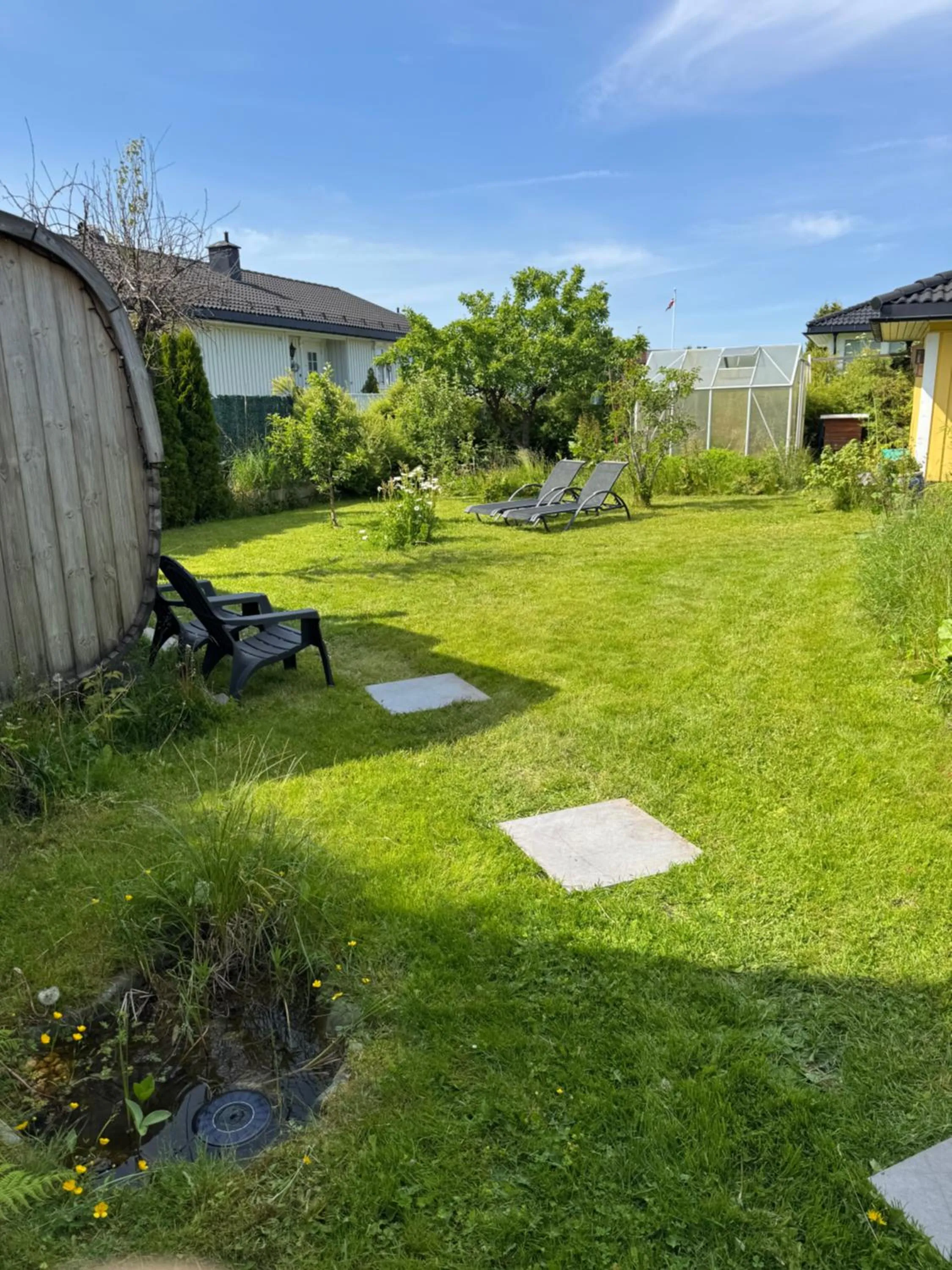 Garden in Just Like Home Bed & Spa - free private parking