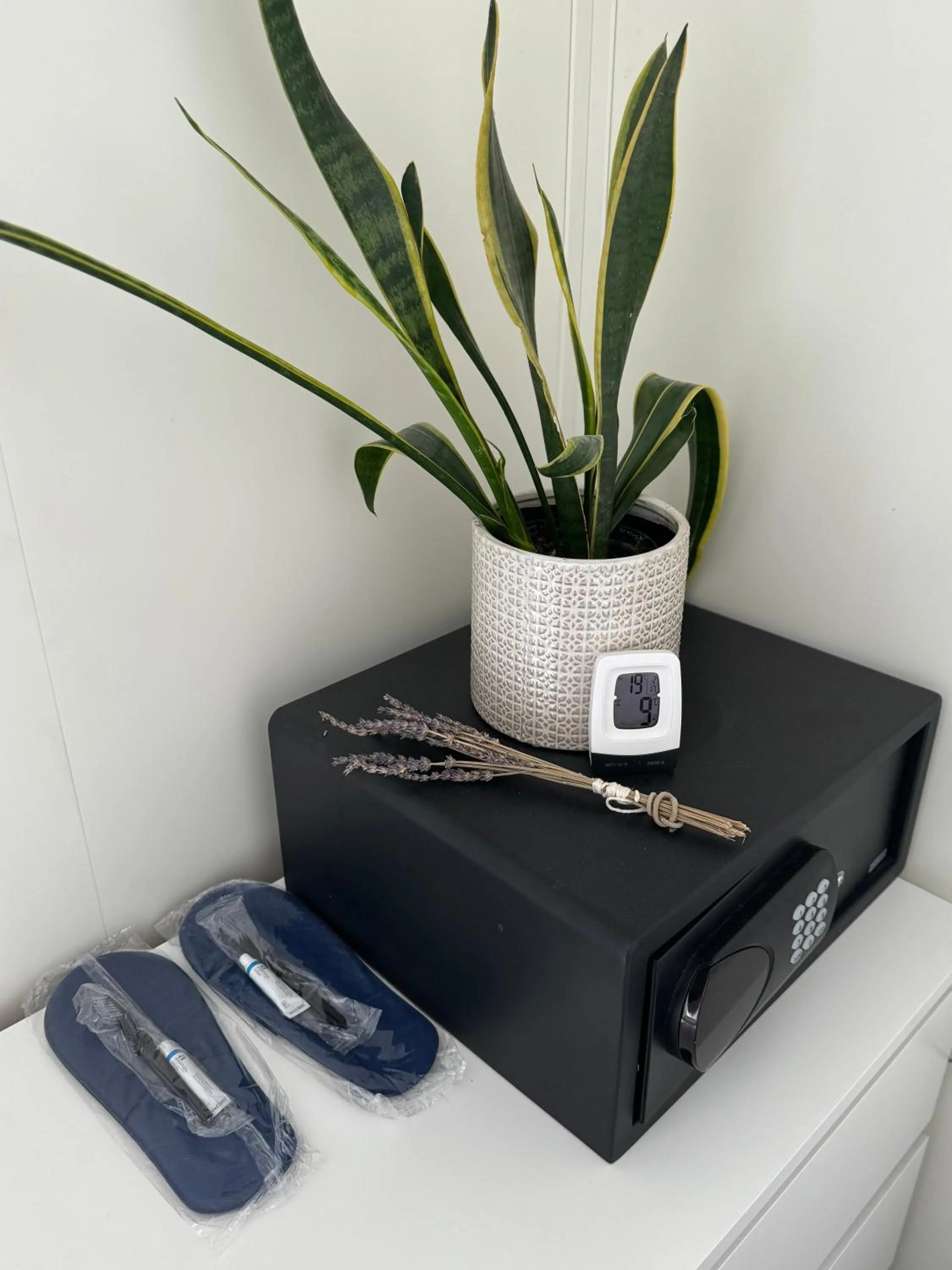 safe in Just Like Home Bed & Spa - free private parking