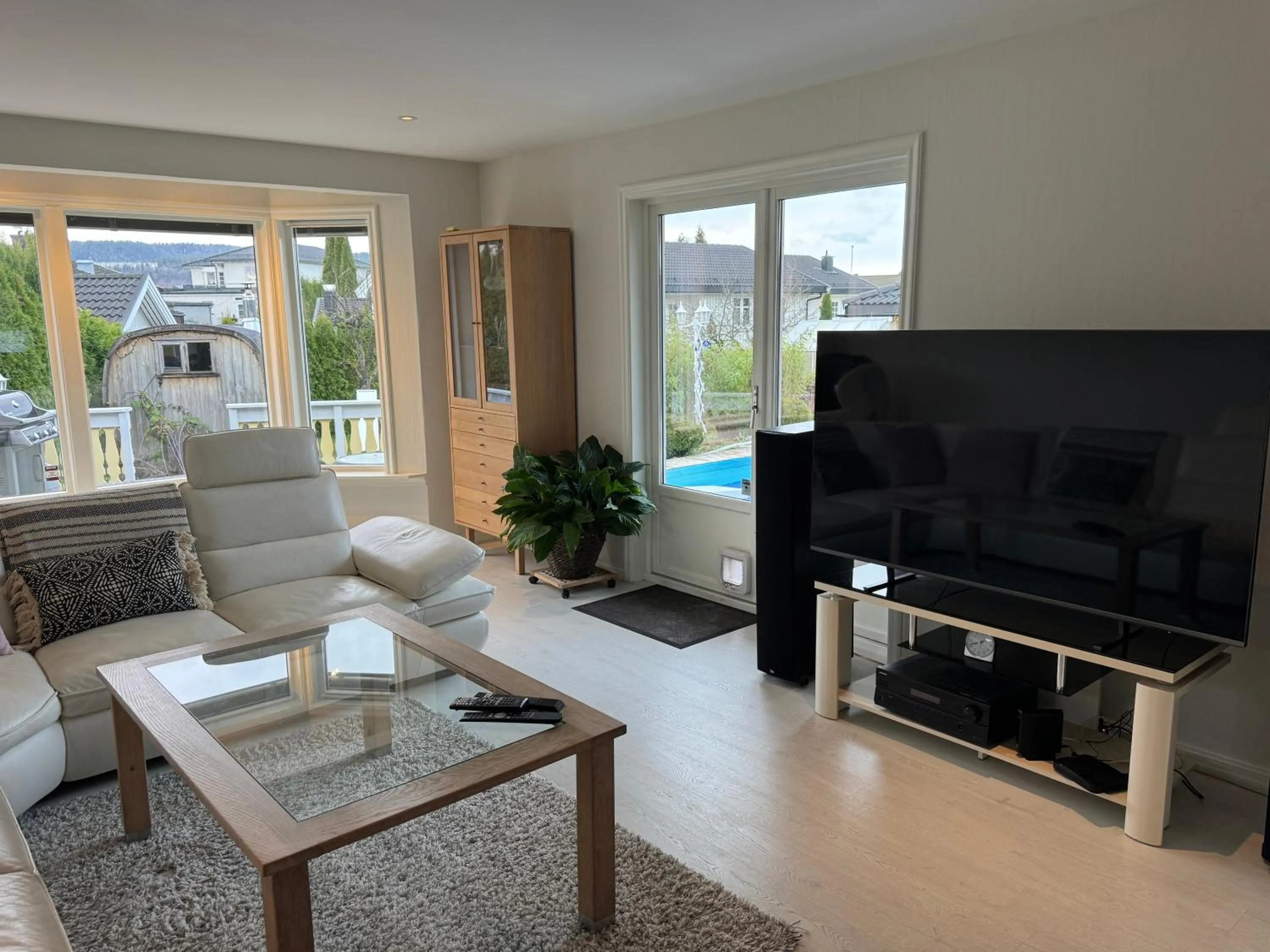 TV and multimedia in Just Like Home Bed & Spa - free private parking