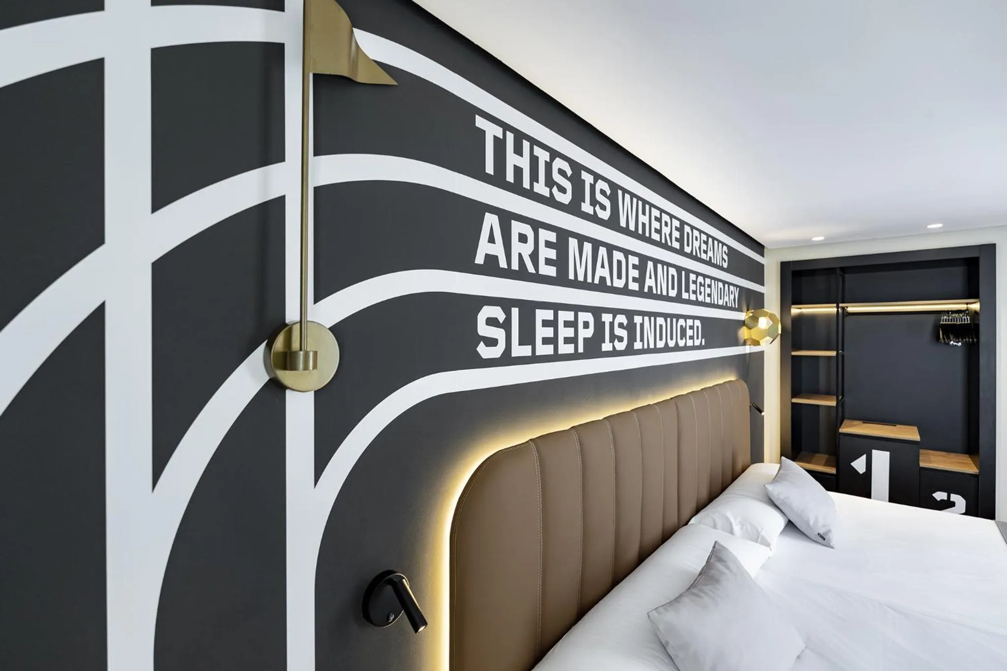 Bed in Hotel Magic Sports 4