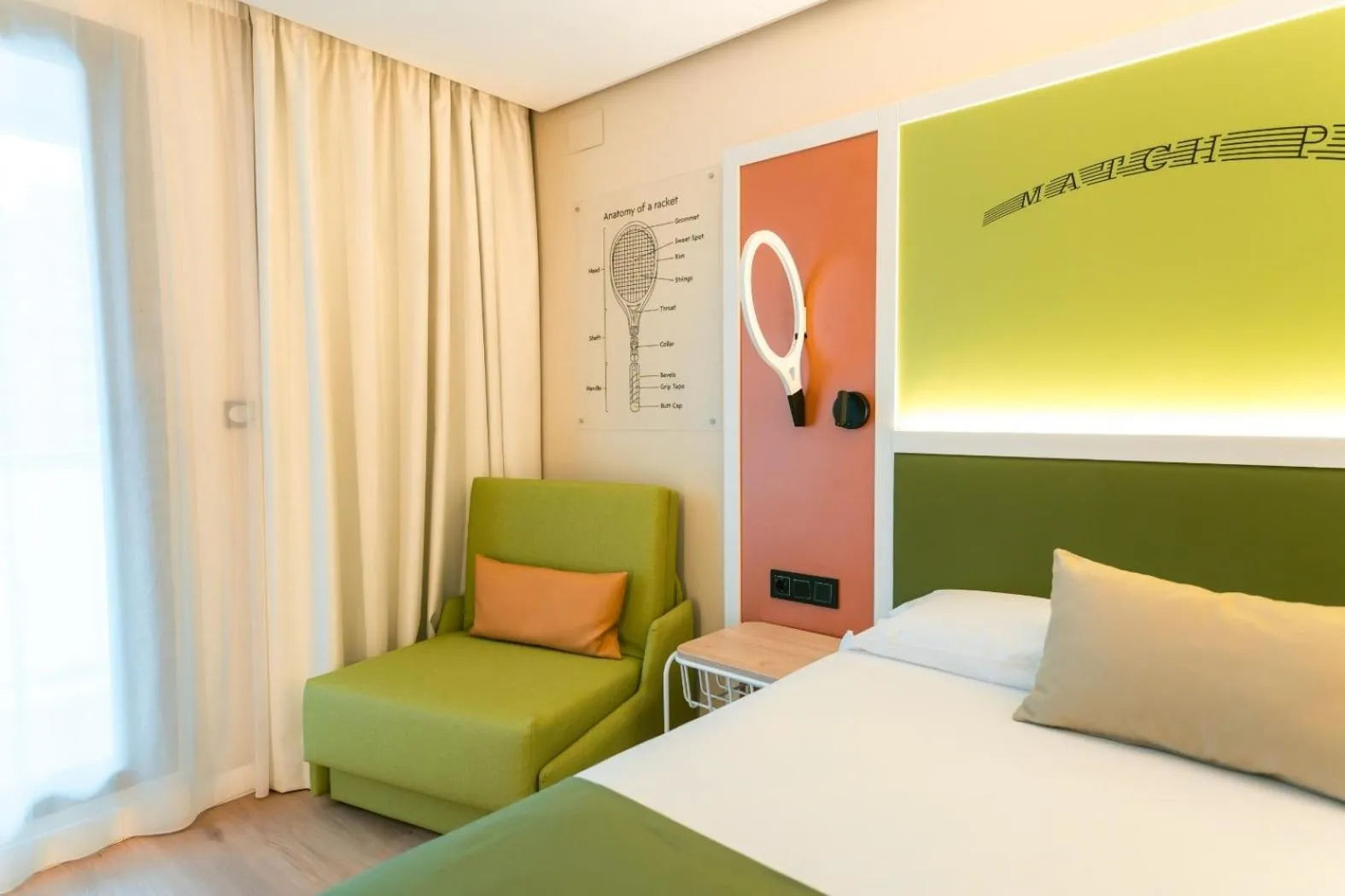 Bed in Hotel Magic Sports 4