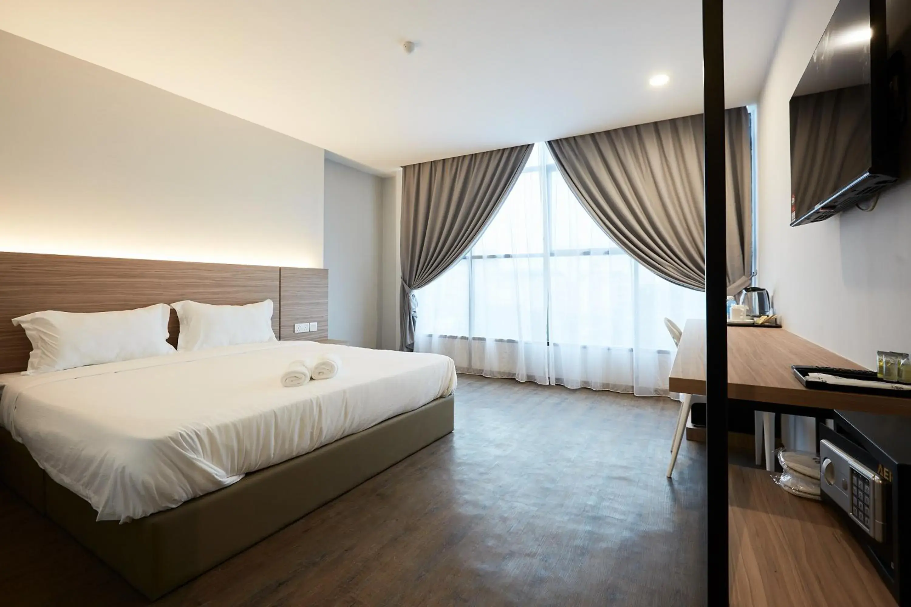 Deluxe King Room in RM Hotel Muar Deluxe King Room in RM Hotel Muar