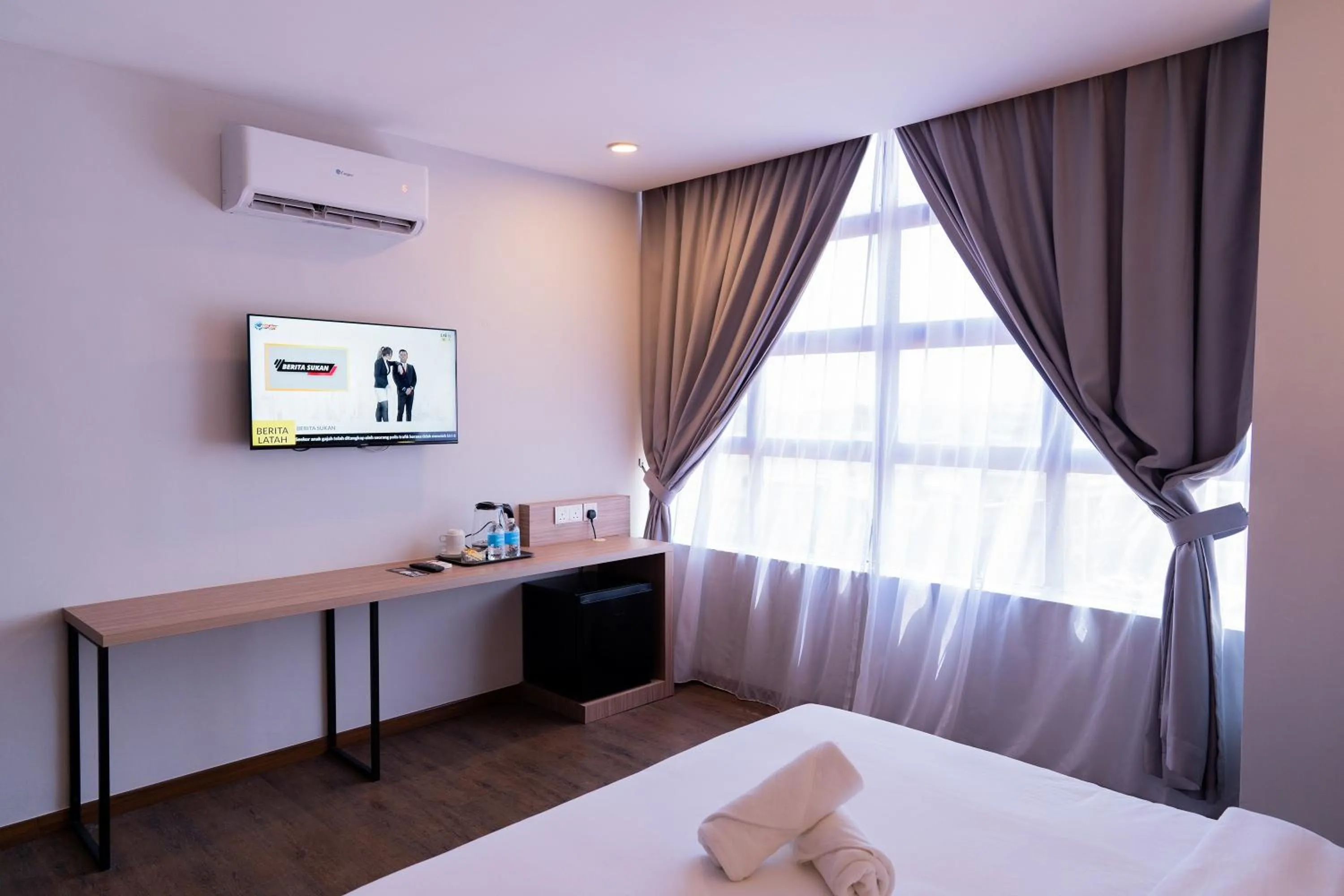 Bed in RM Hotel Muar