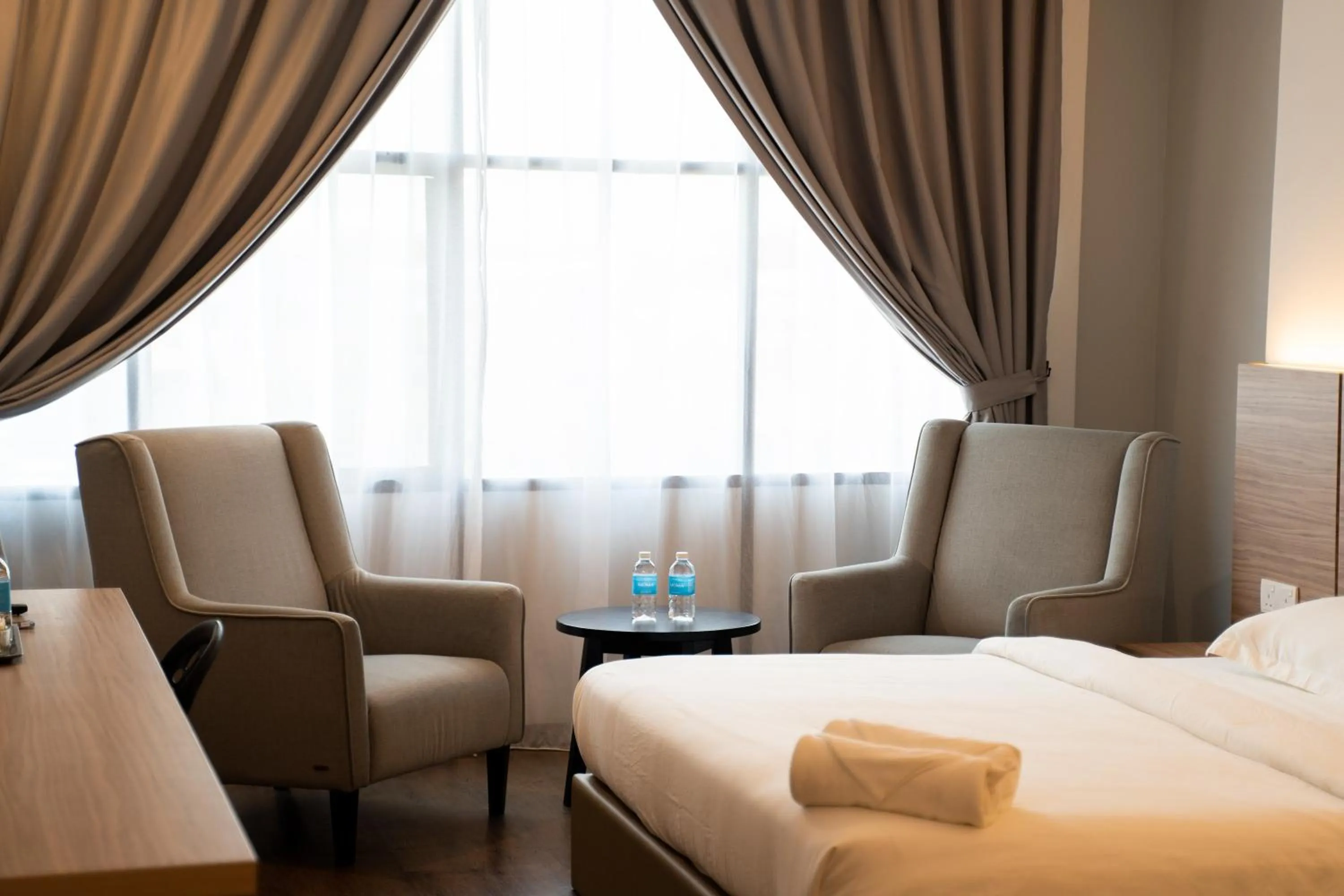 Bed in RM Hotel Muar