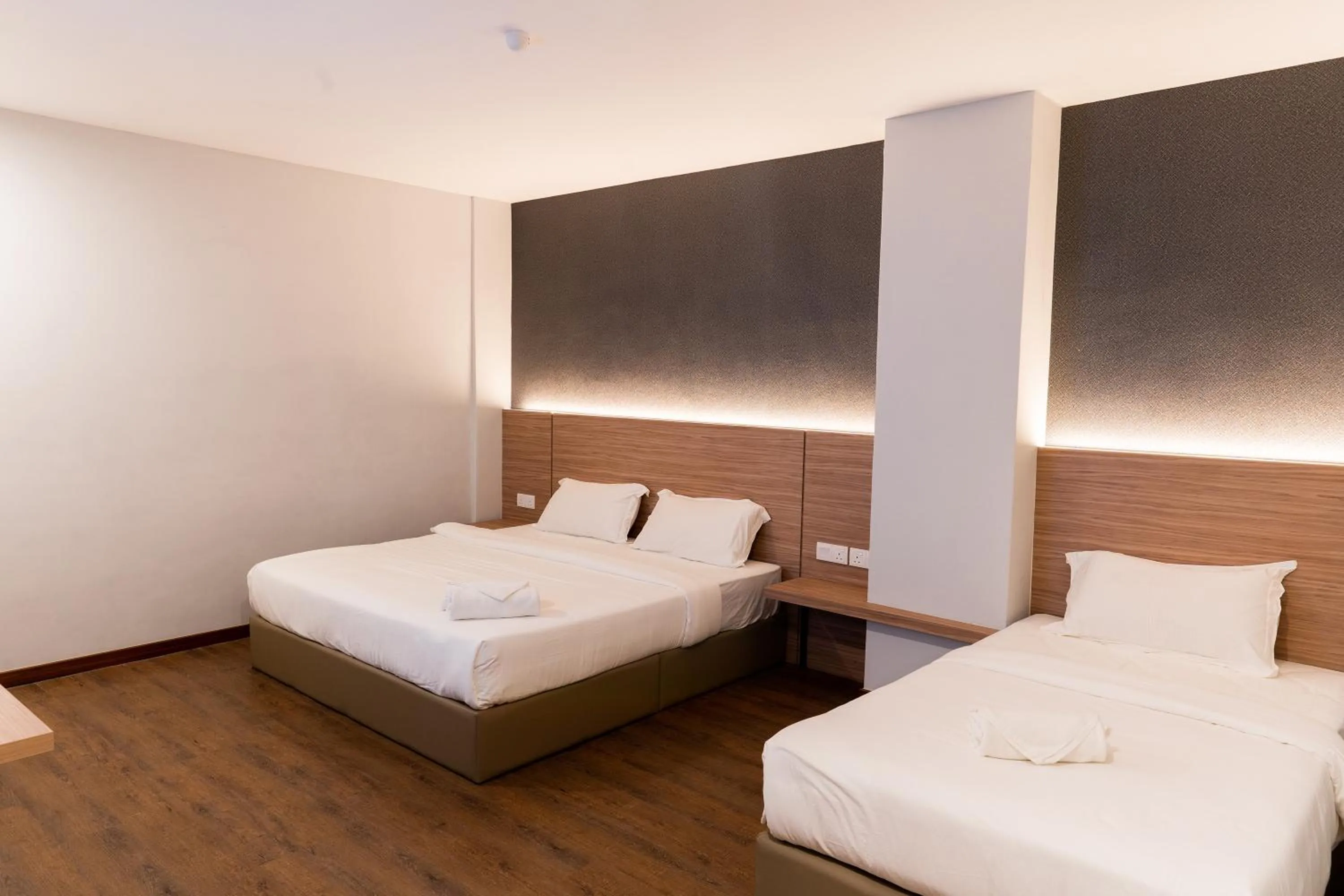 Bed in RM Hotel Muar