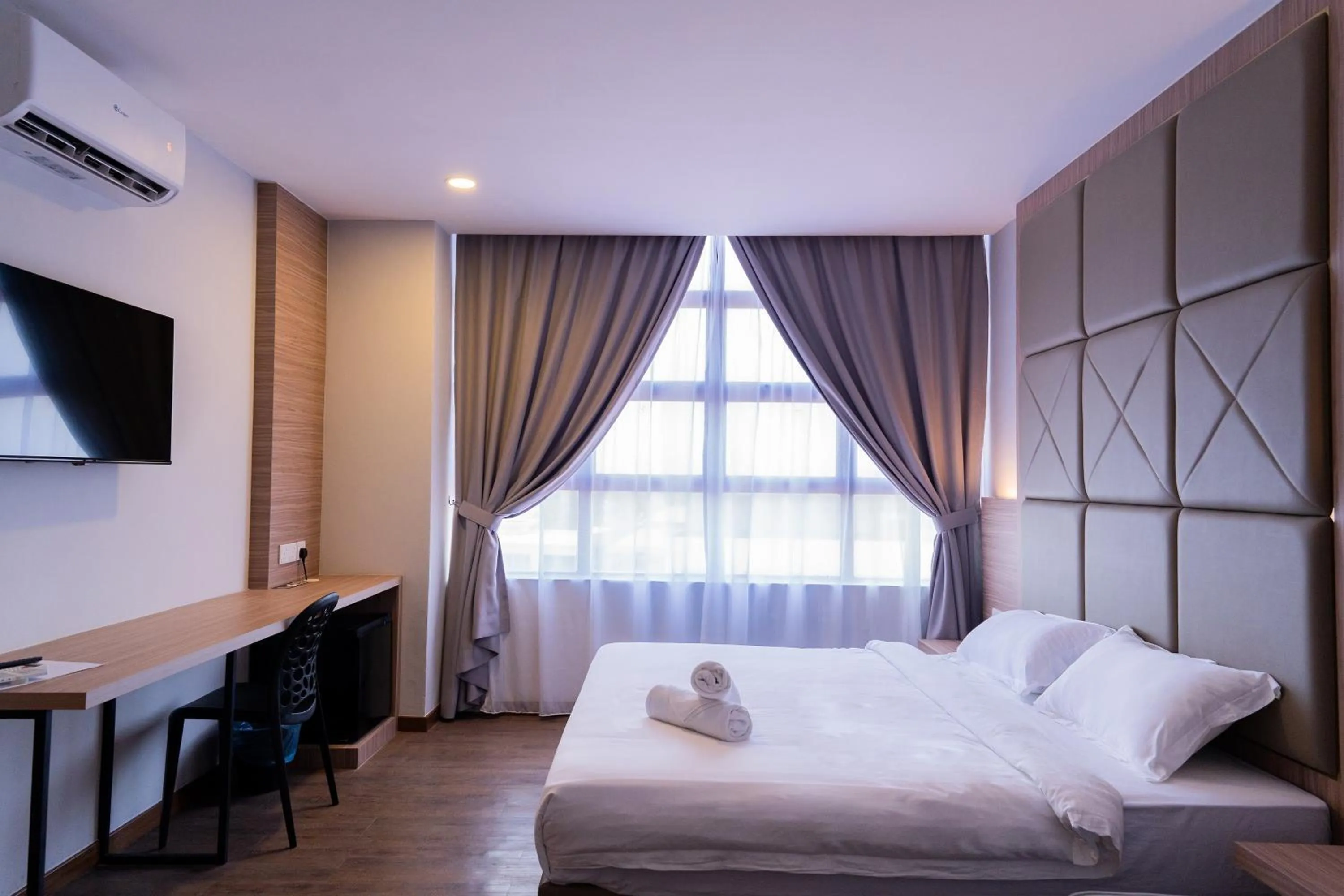 Bed in RM Hotel Muar