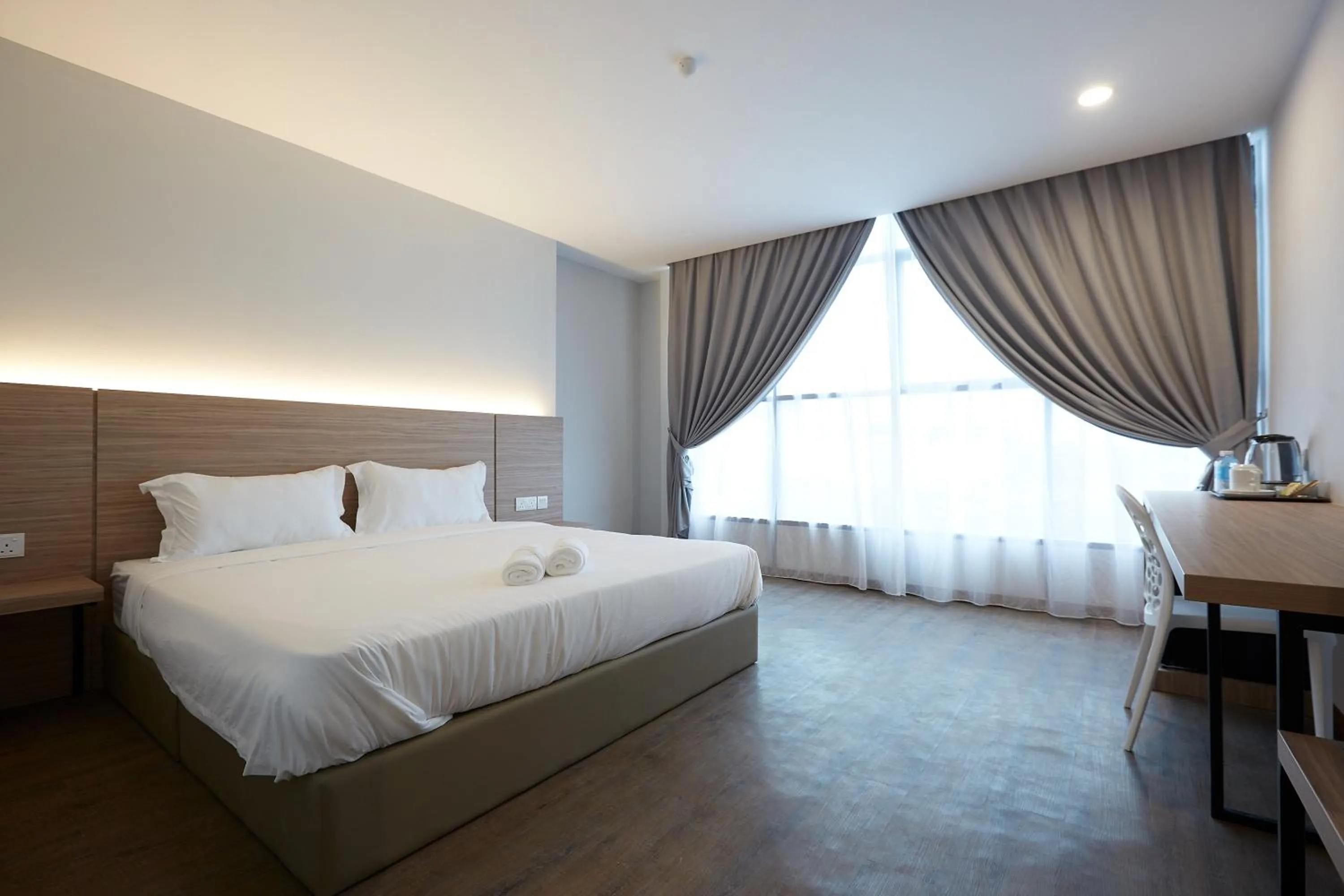 Bed in RM Hotel Muar