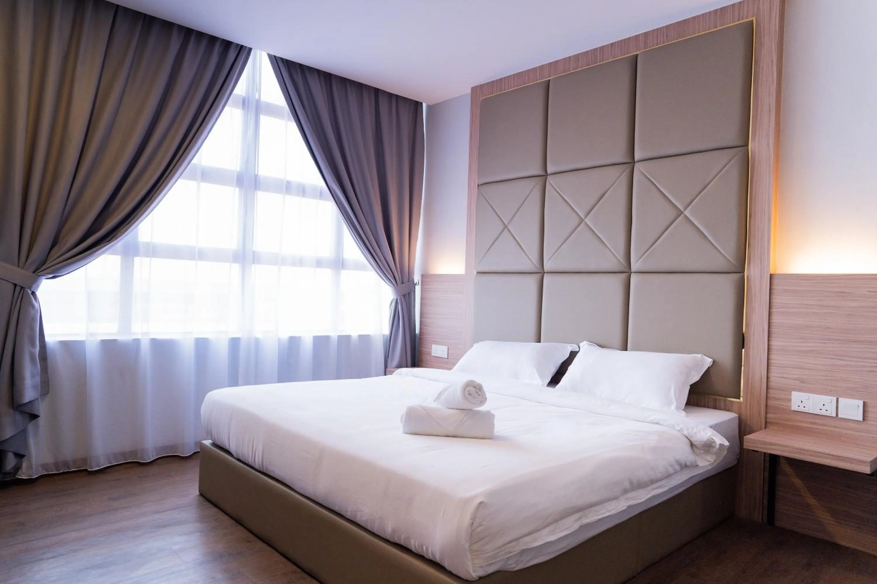 Bed in RM Hotel Muar